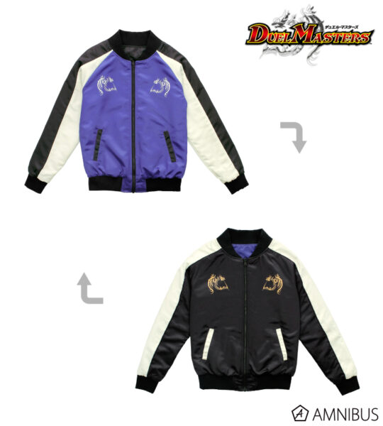 『デュエル・マスターズ』カード裏面を全面にプリントしたTシャツが予約受付中。「蒼き団長 ドギラゴン剣」のリバーシブルスカジャンも_004