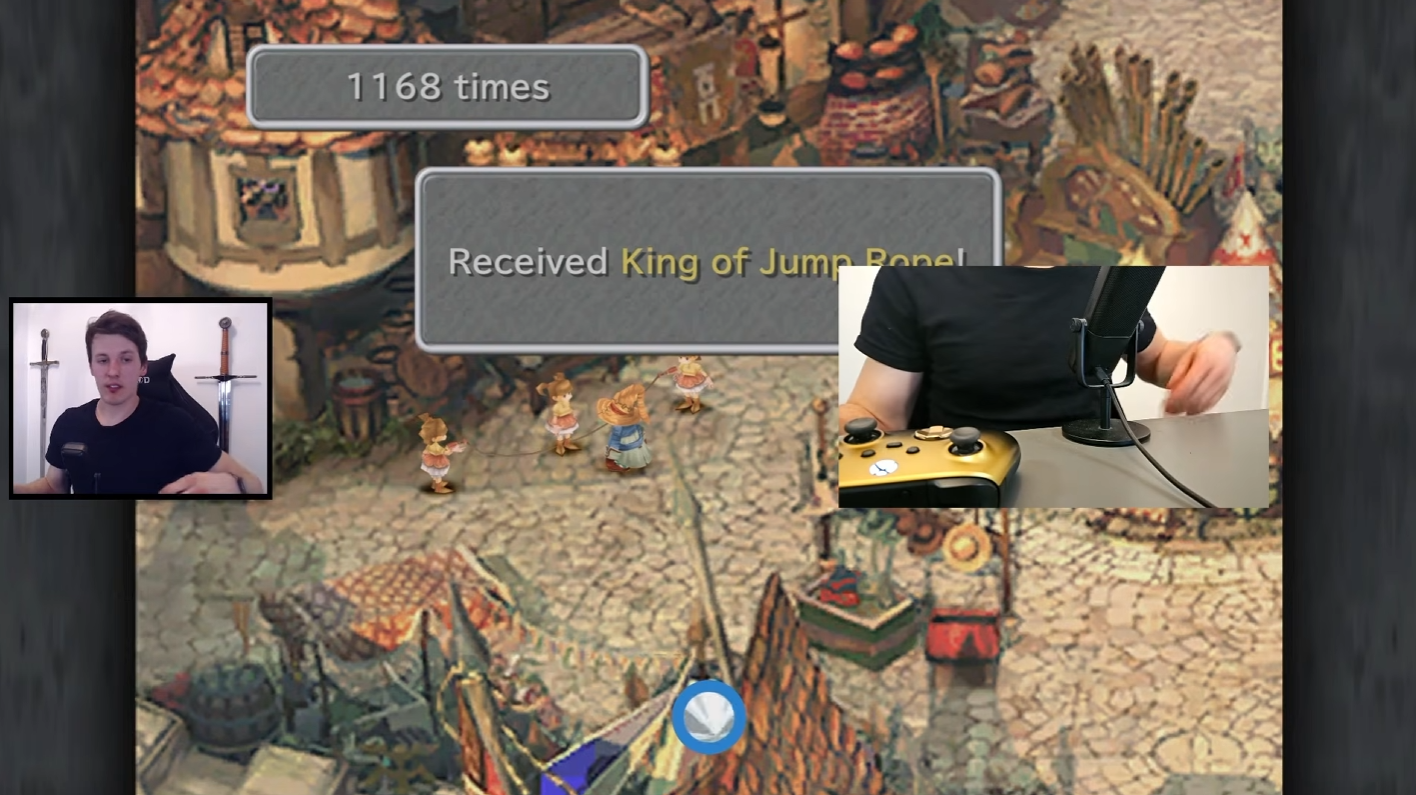 『FF9』で「なわとび1000回」を完全目隠しで達成した猛者が登場_001