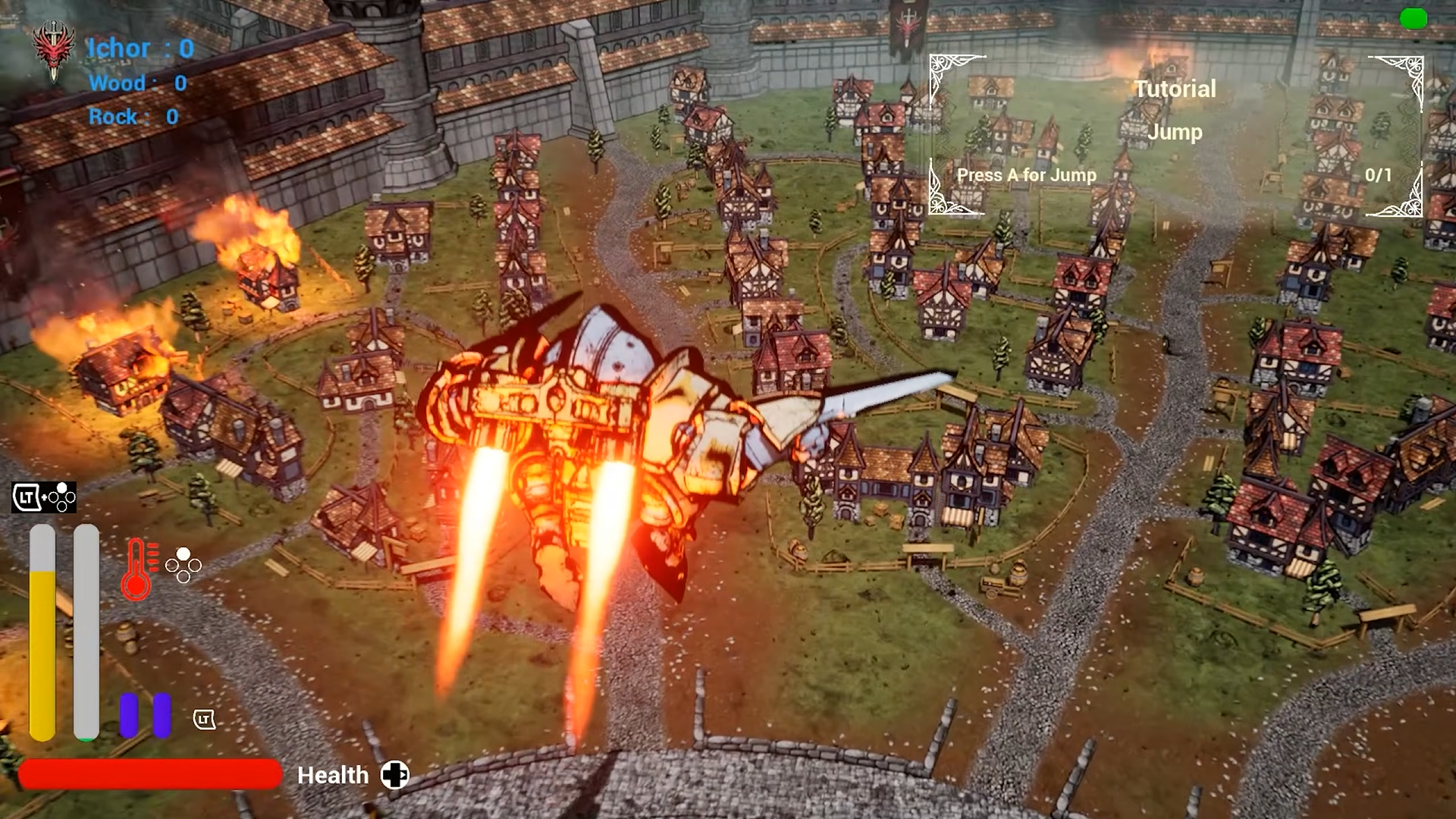 巨大ロボでドラゴンと戦うゲーム『Mecha Legends』体験版がSteamで配信中_002