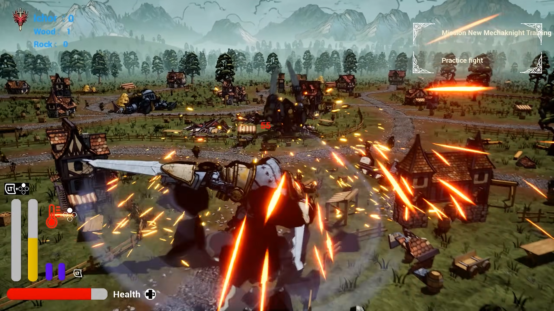 巨大ロボでドラゴンと戦うゲーム『Mecha Legends』体験版がSteamで配信中_003