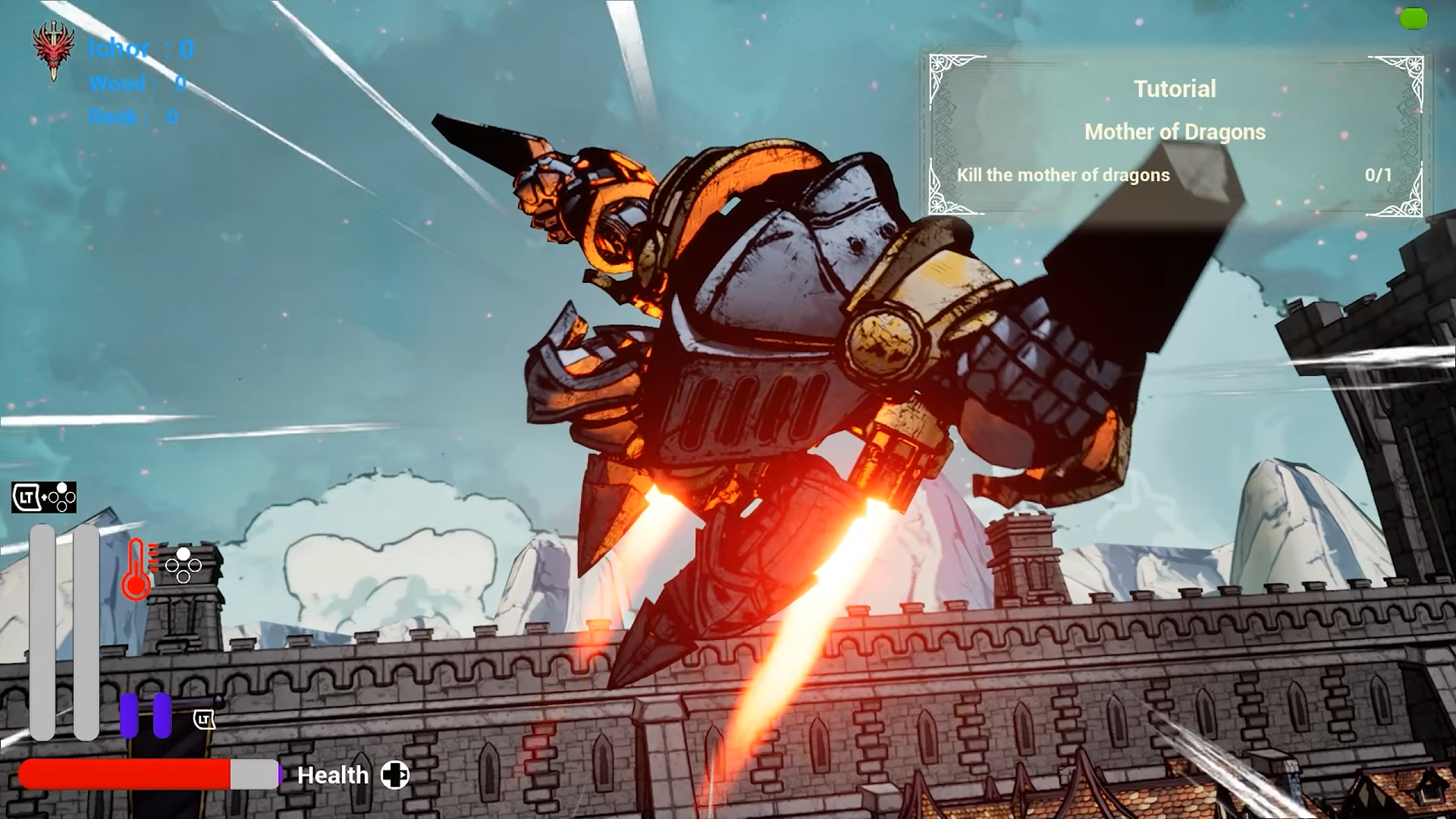 巨大ロボでドラゴンと戦うゲーム『Mecha Legends』体験版がSteamで配信中_004