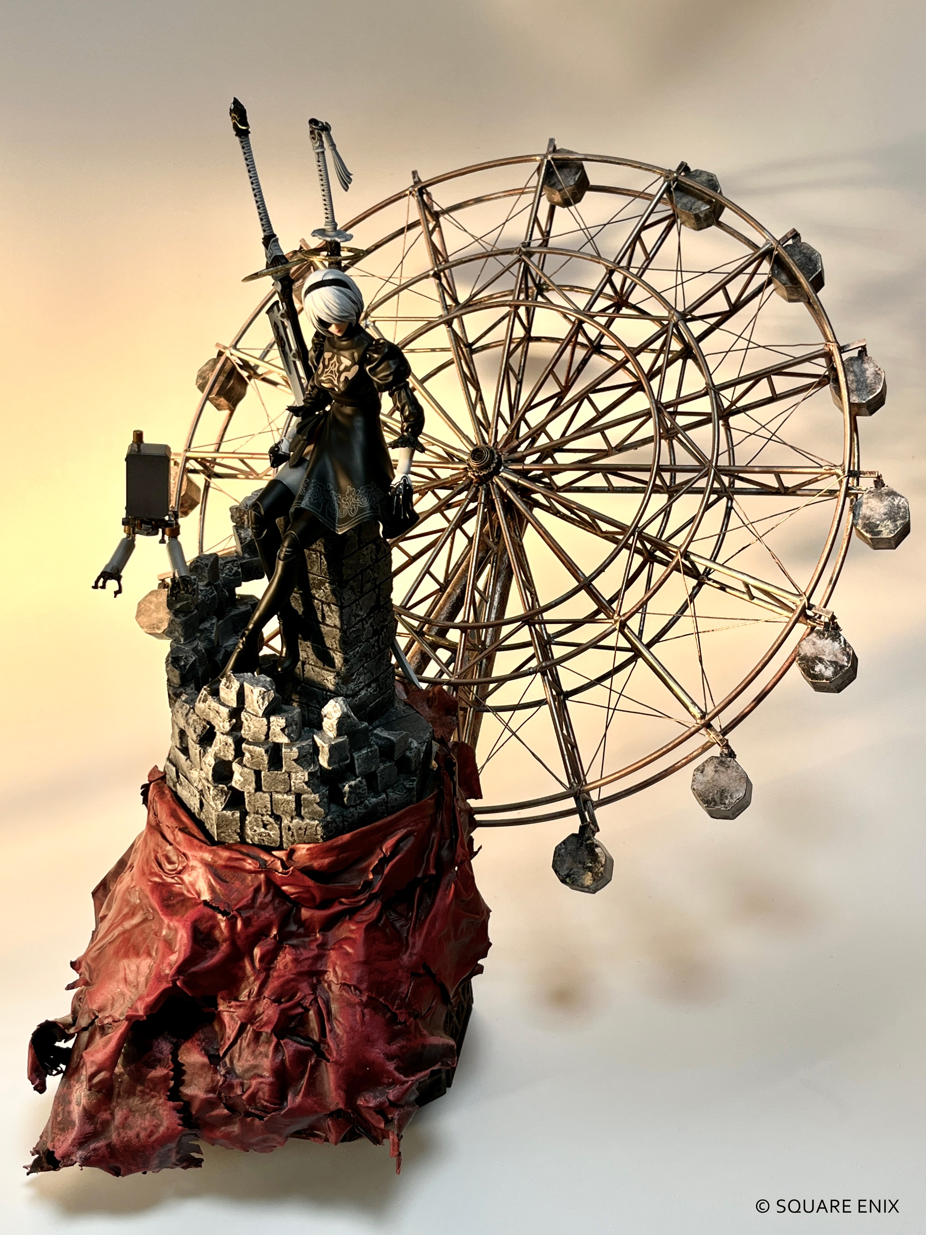 『NieR:Automata』プロジオラマ作家が手がけるジオラマが超カッコいい。制作行程が本日19時よりプレミア公開へ_004