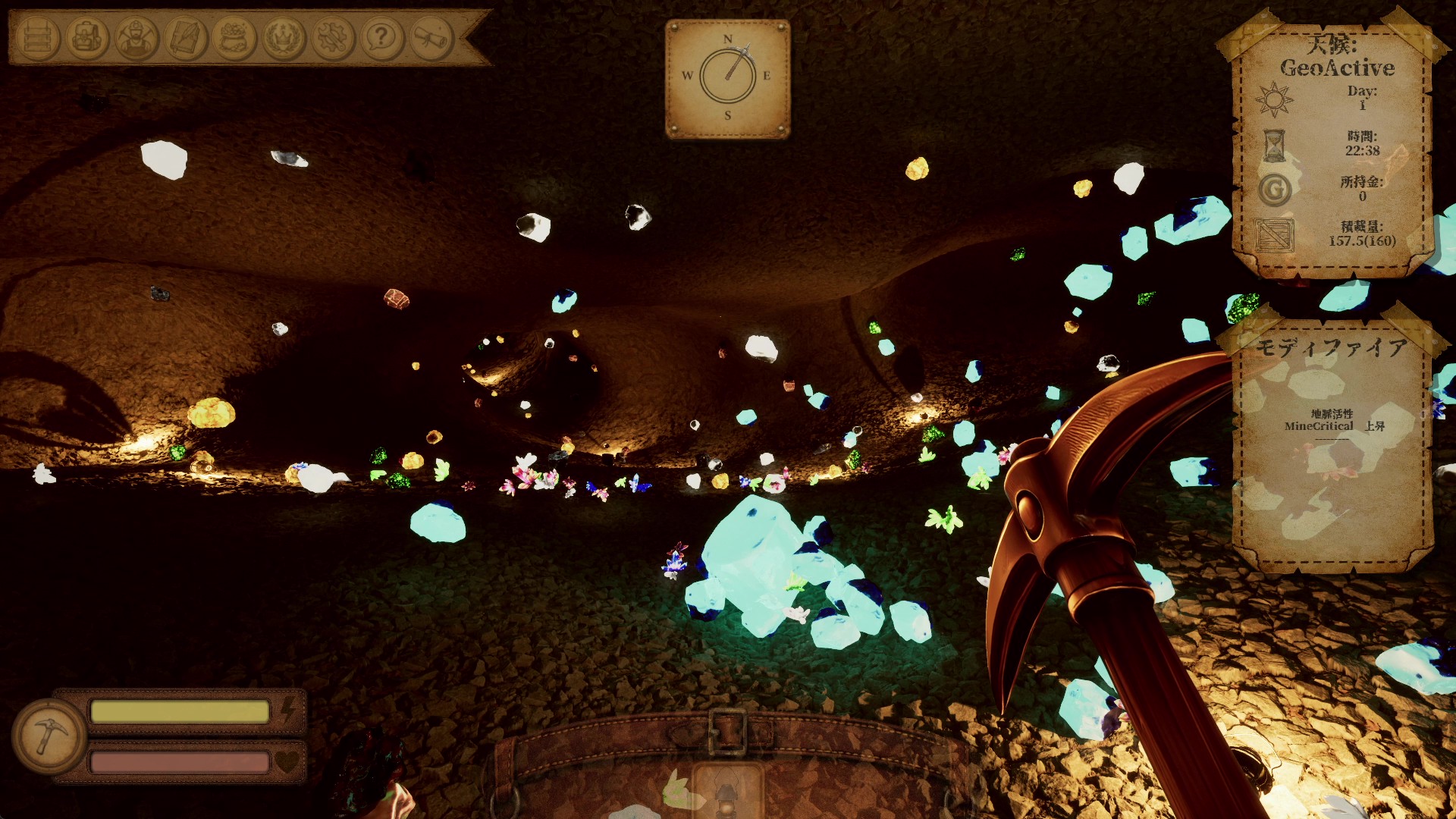 『InfinityMine』が4月5日にSteamで無料デモ版を公開。自動生成の地下世界で鉱石を掘って、売って、借金を返す_002