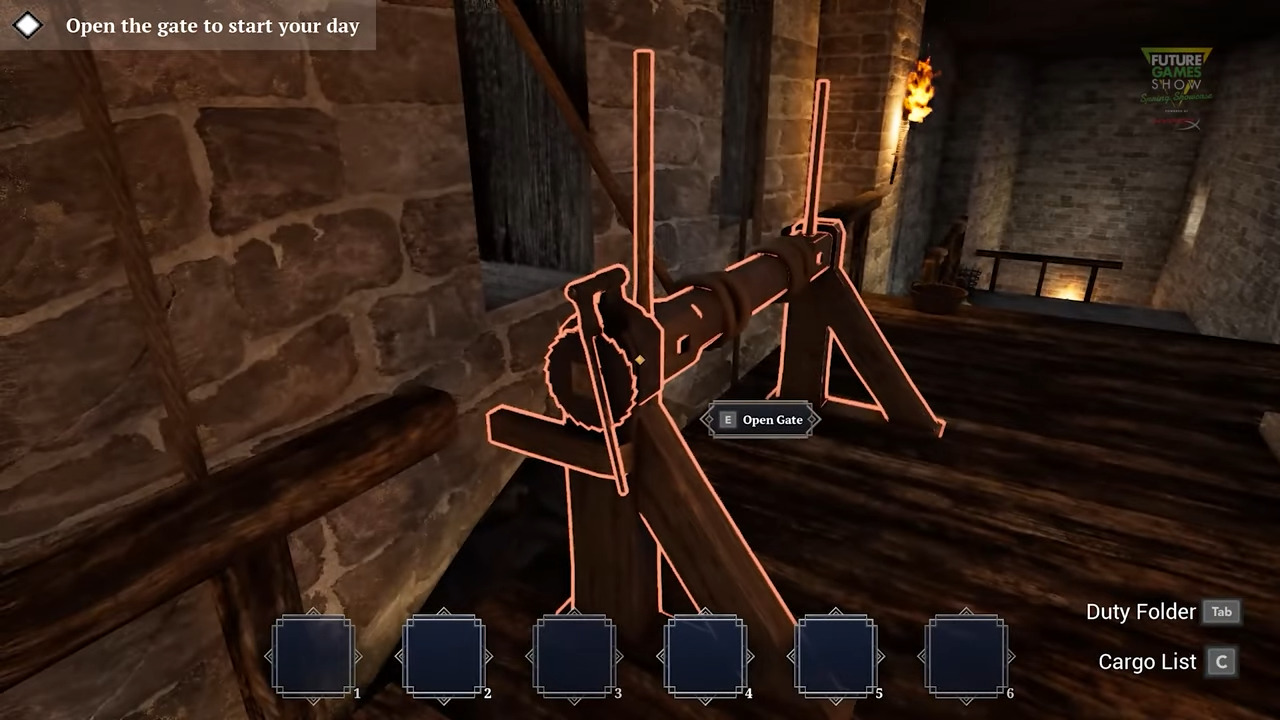 『Gate Guard Simulator』の新トレーラーが公開。中世の町で「門番」として働くシミュレーションゲーム_001