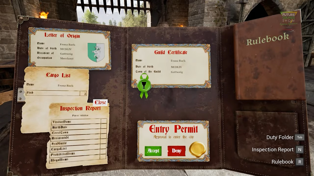 『Gate Guard Simulator』の新トレーラーが公開。中世の町で「門番」として働くシミュレーションゲーム_003