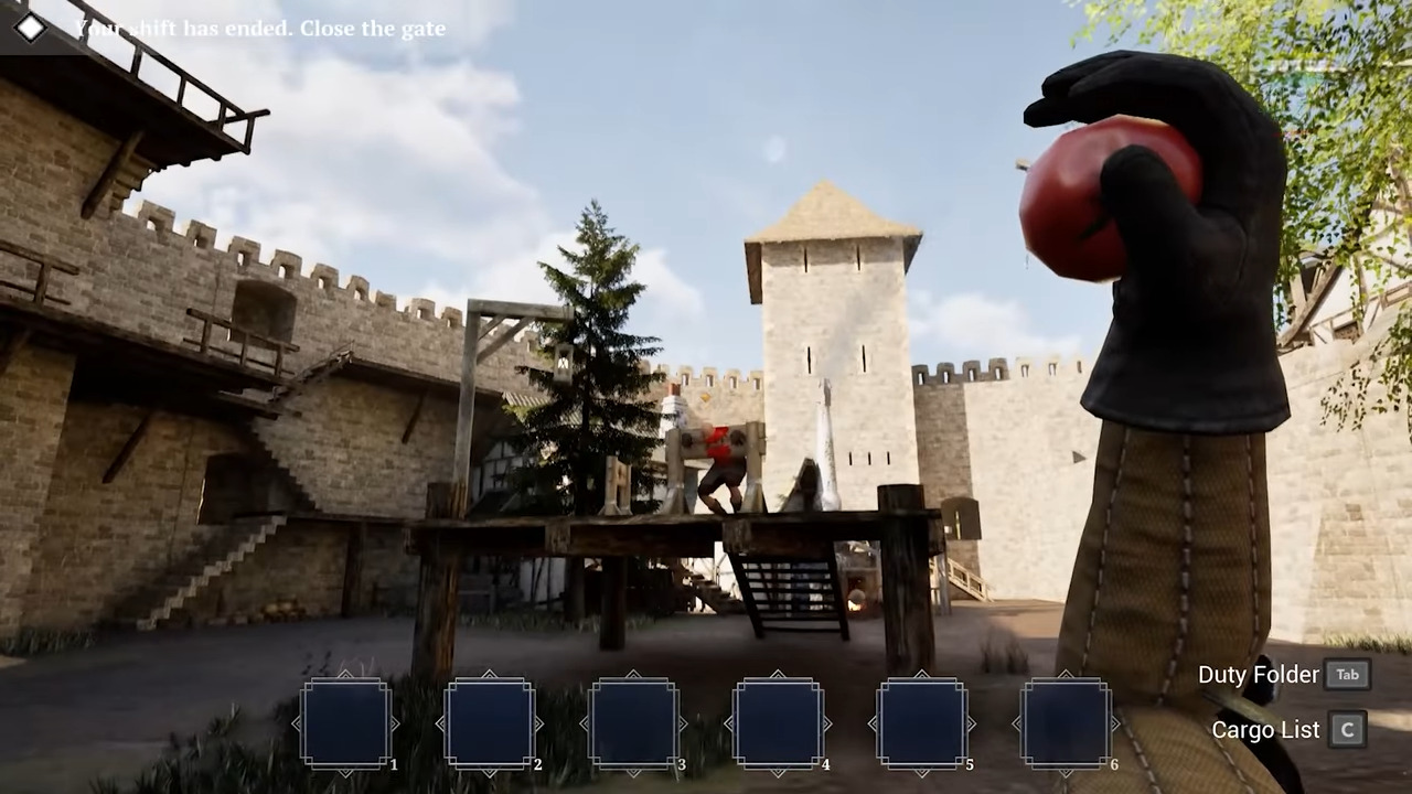 『Gate Guard Simulator』の新トレーラーが公開。中世の町で「門番」として働くシミュレーションゲーム_005