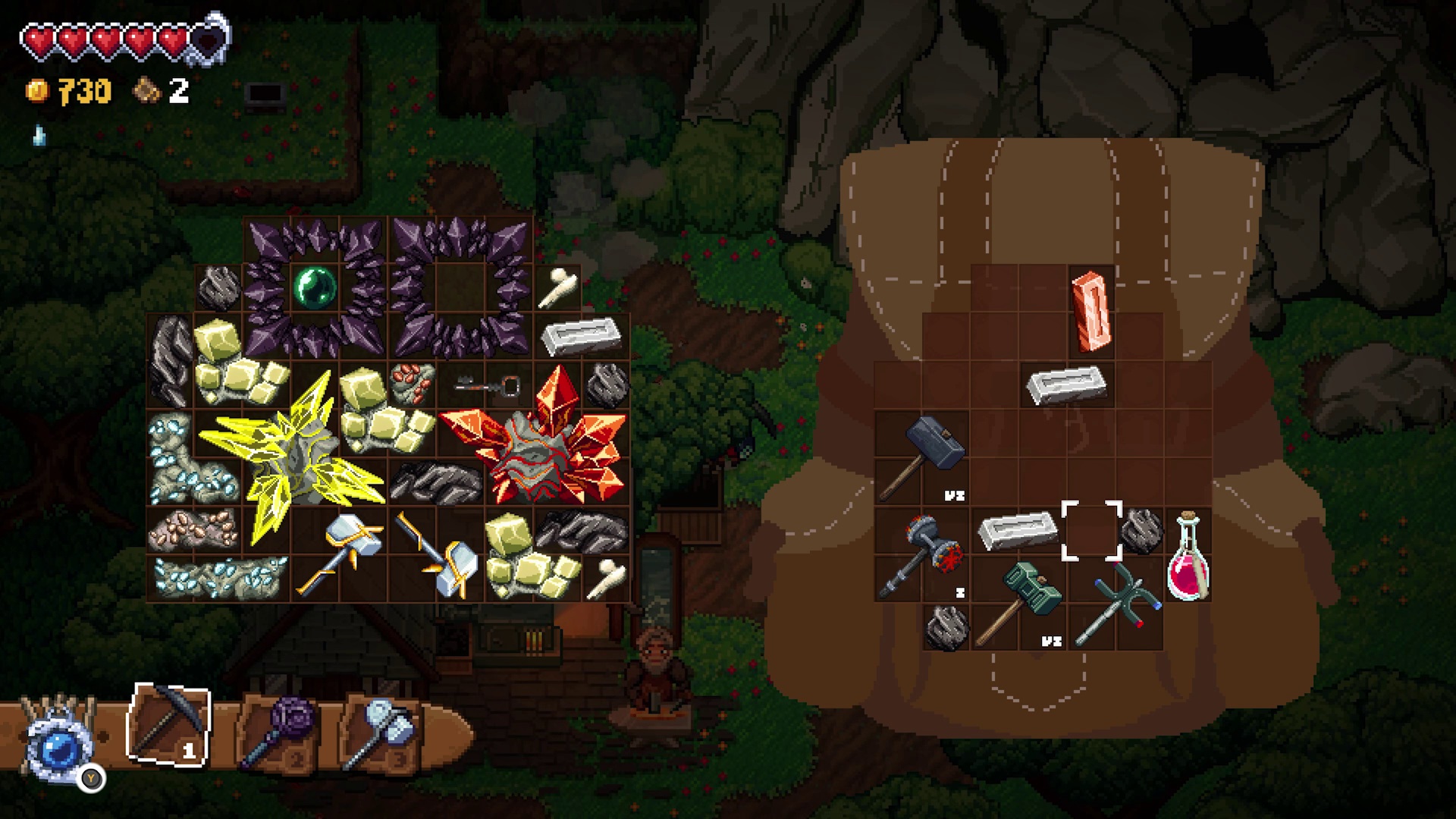 『Glintseeker Island』日本語化が正式に決定。ノスタルジックな雰囲気漂う、ゆったり洞窟採掘アクションADV_006