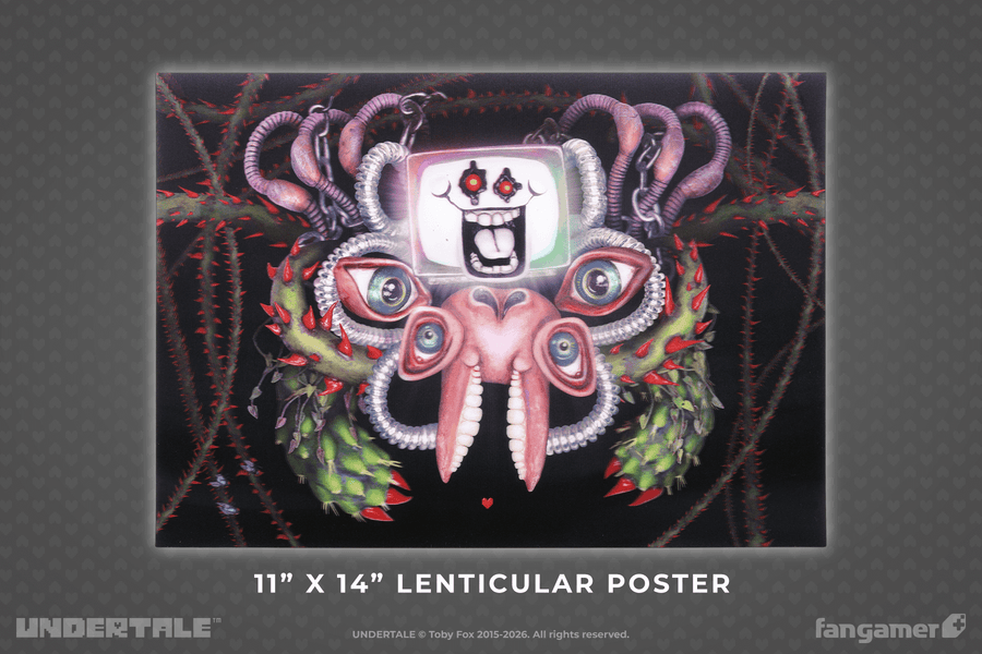 『UNDERTALE』“オメガフラウィー”の3Dポスターが登場_002