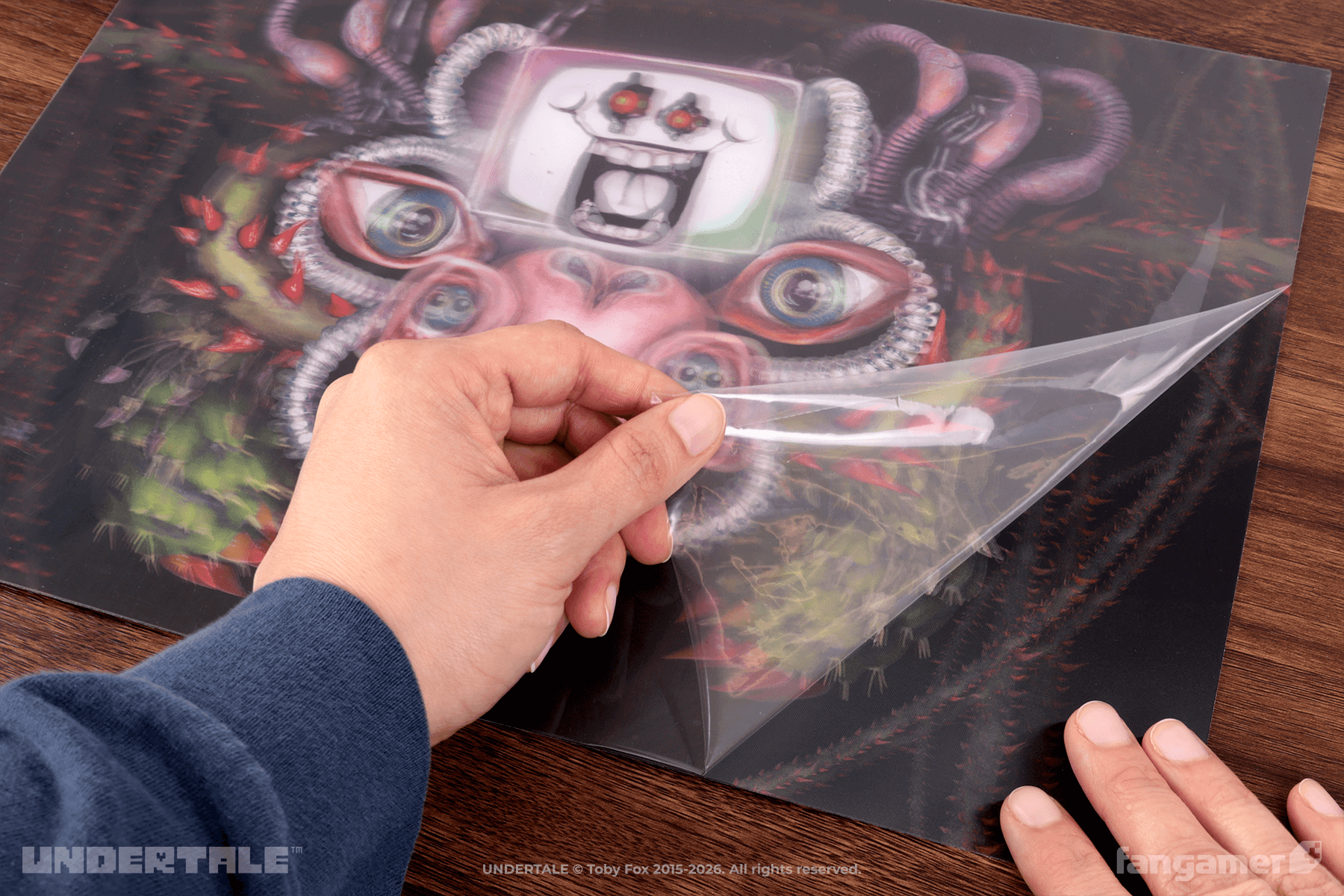 『UNDERTALE』“オメガフラウィー”の3Dポスターが登場_001