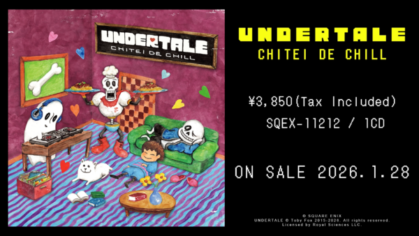 『UNDERTALE』とスクウェア・エニックスのコラボアパレルが本日より発売_020