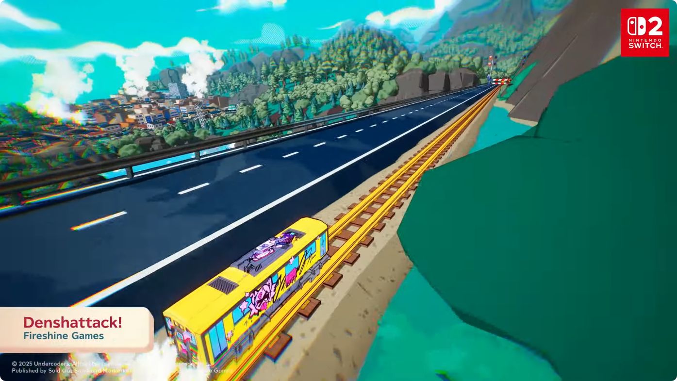 電車を爆走させてトリックを決めまくるゲーム『電車アタック』Nintendo Switch 2版が6月18日配信へ_002