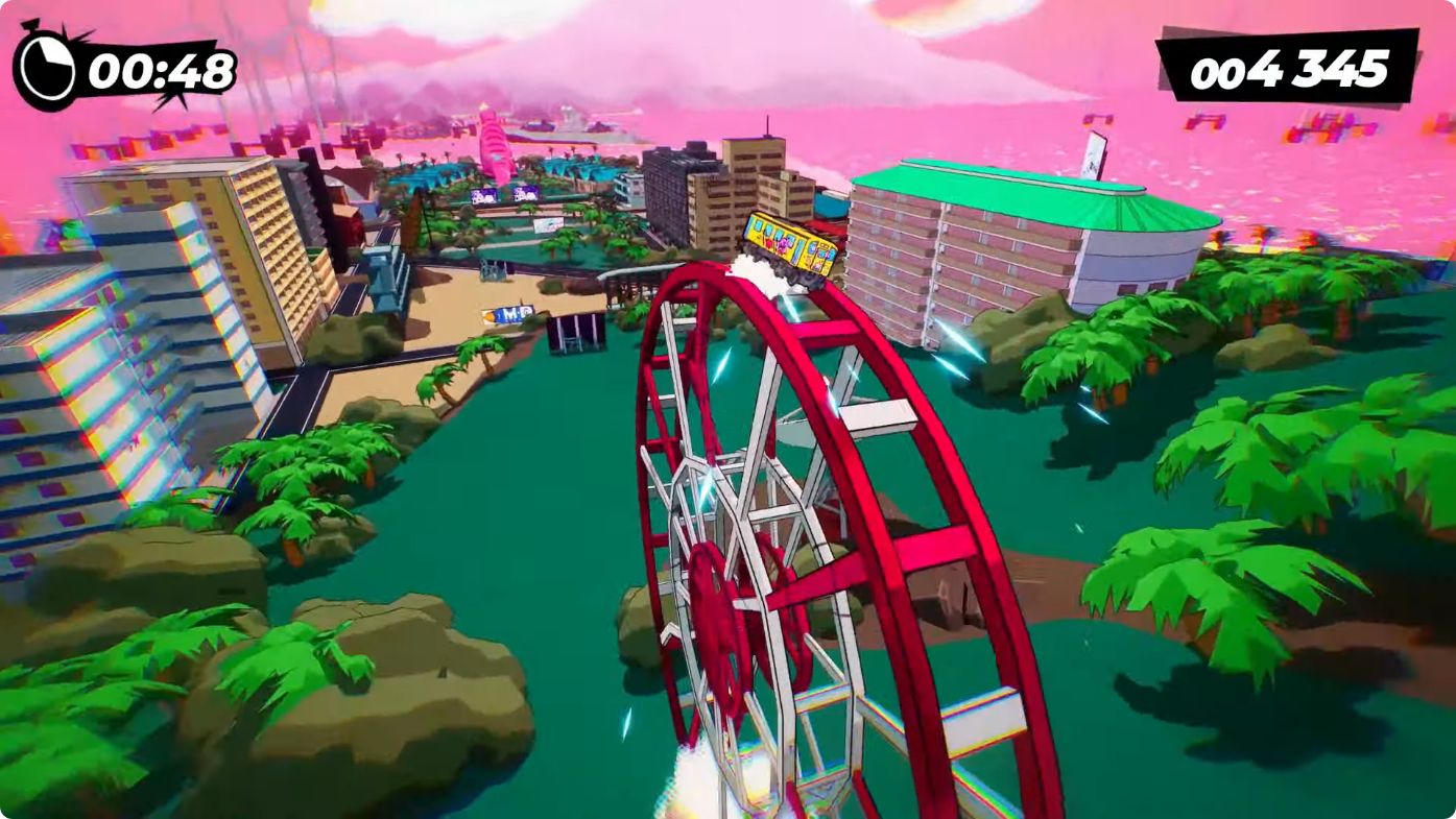 電車を爆走させてトリックを決めまくるゲーム『電車アタック』Nintendo Switch 2版が6月18日配信へ_004