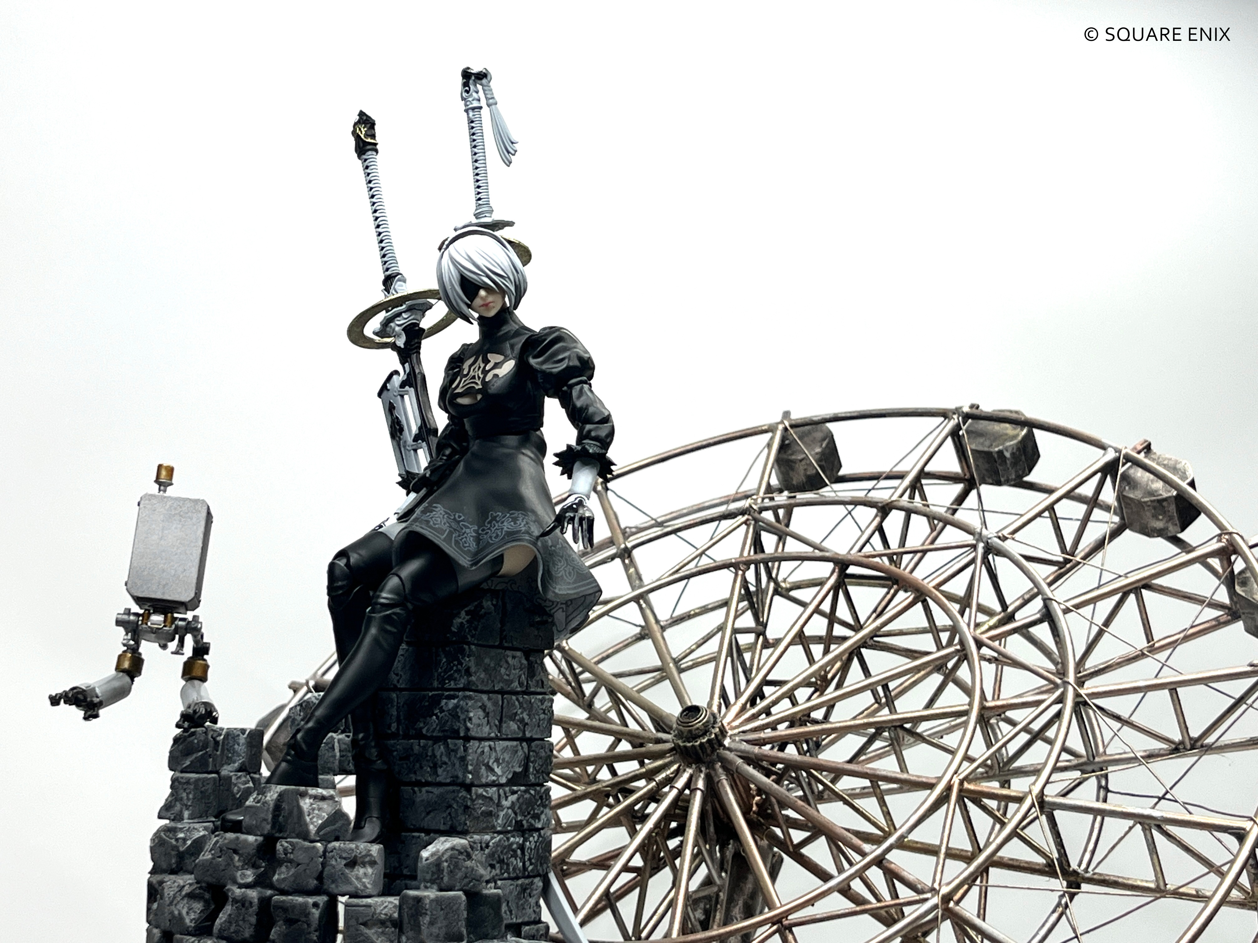 『NieR:Automata』プロジオラマ作家が手がけるジオラマが超カッコいい。制作行程が本日19時よりプレミア公開へ_001