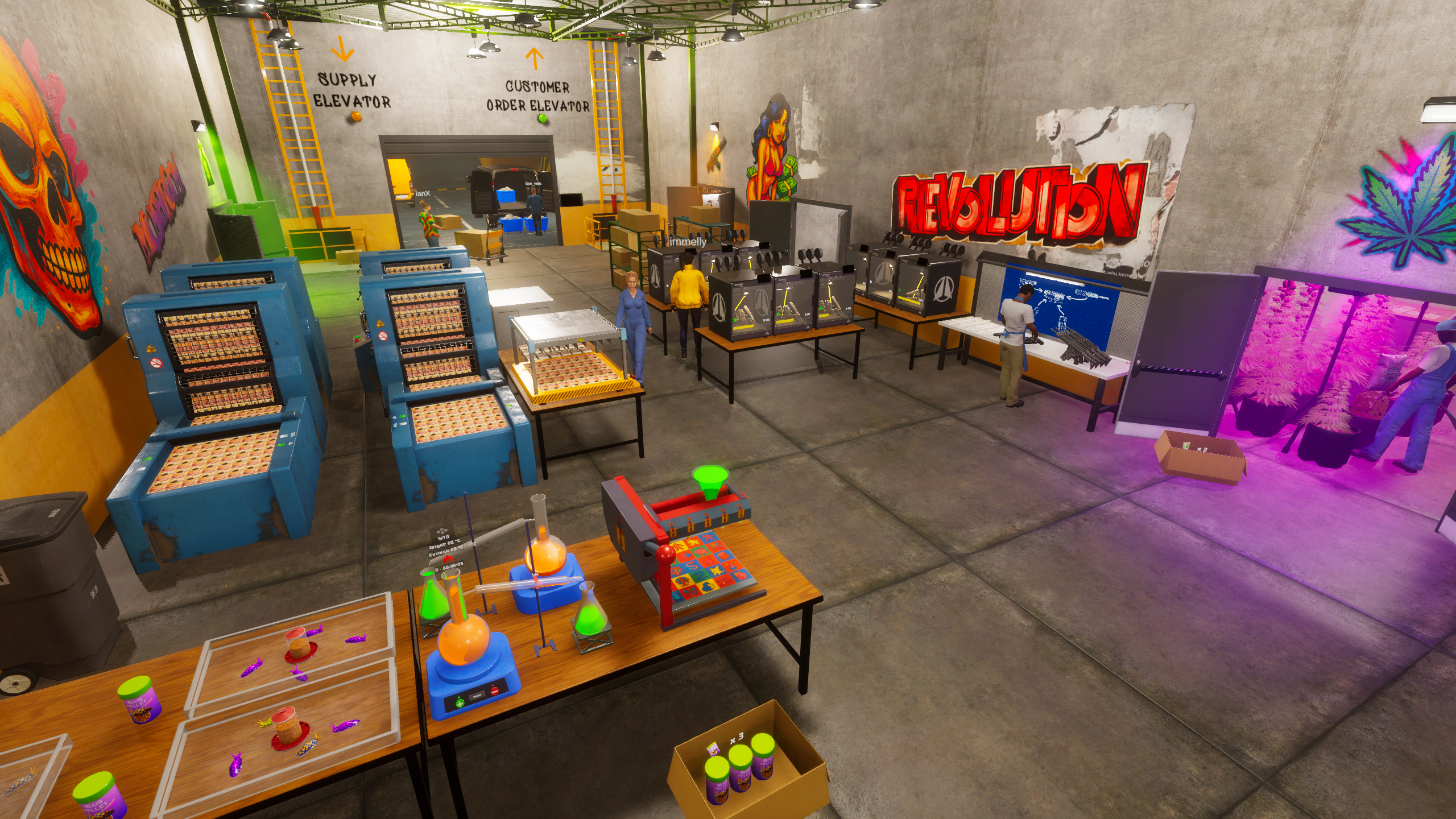 『Dirty Business』が開発中。地下でこっそり“ドラッグ”や“偽札”を製造する犯罪シミュレーションゲーム_002