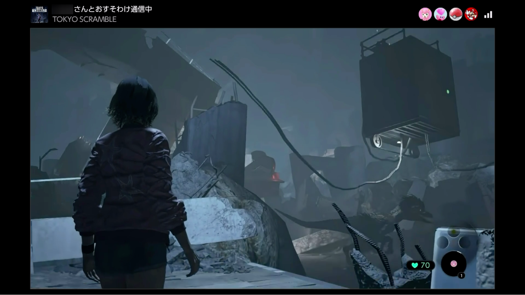 『TOKYO SCRAMBLE』レビュー・評価・感想:マルチプレイは、主人公をみんなで動かす「四人羽織」←???_027