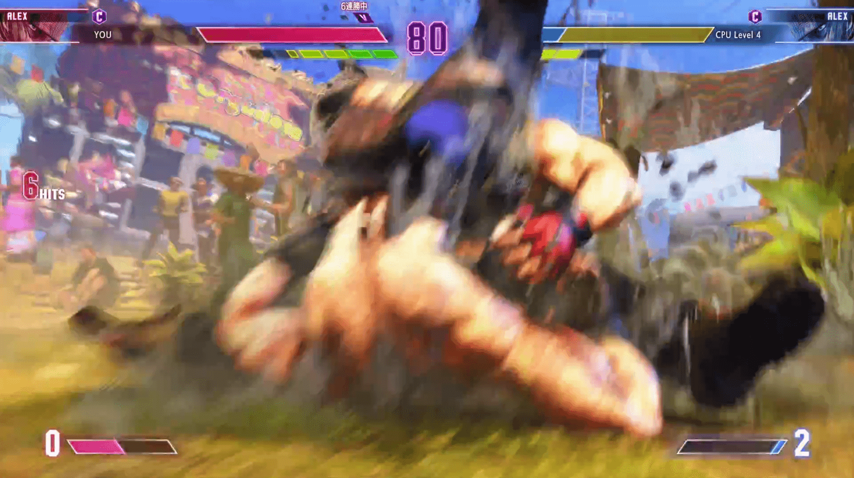 『ストリートファイター6』アレックス先行プレイ｜足関節を極めるスーパーアーツは関節ぐにゃぐにゃのダルシムにもしっかり通じる_017