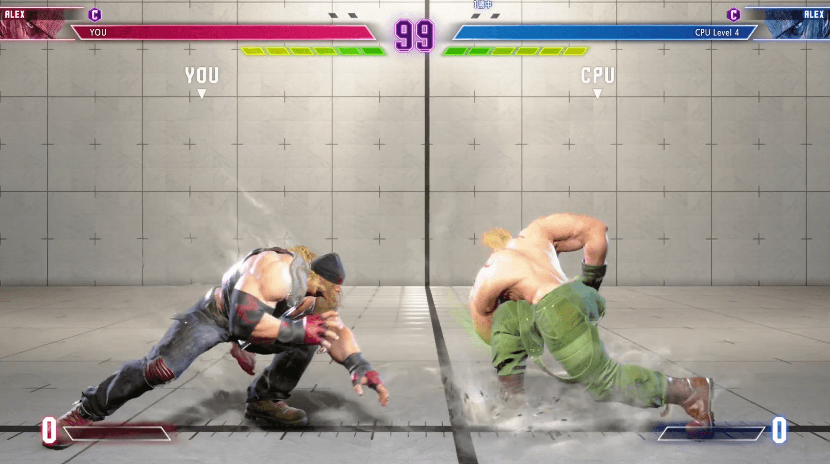 『ストリートファイター6』アレックス先行プレイ｜足関節を極めるスーパーアーツは関節ぐにゃぐにゃのダルシムにもしっかり通じる_011