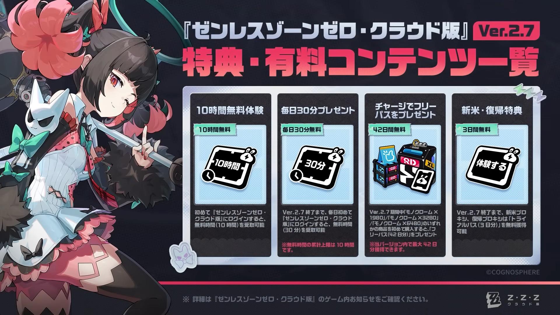 『ゼンレスゾーンゼロ・クラウド版』、ここまで