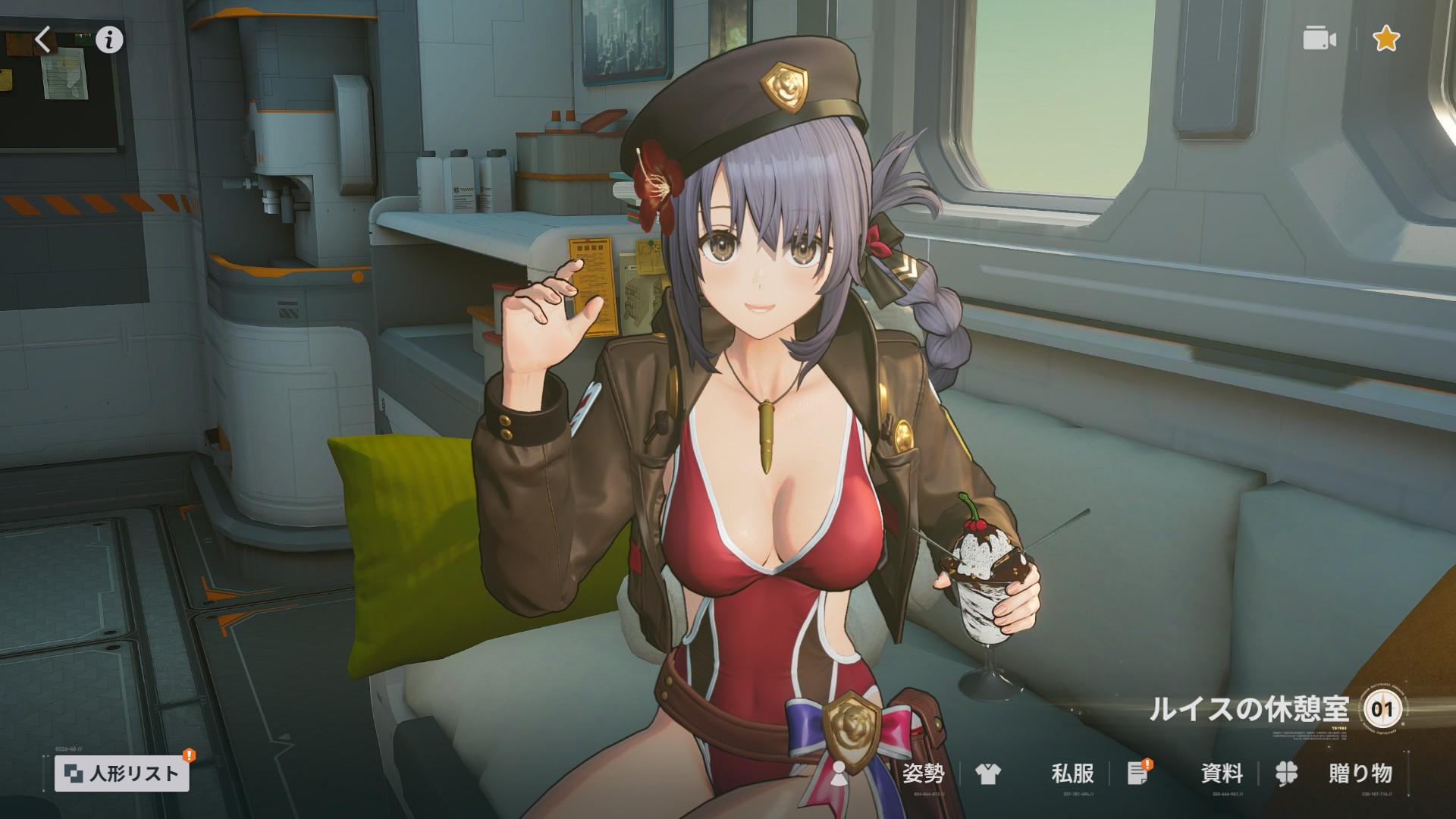 『ドルフロ2』レビュー・感想・評価:戦闘より美少女観察が捗るSRPG。人々がタイパを求める時代にタイツパフォーマンスを追及_045