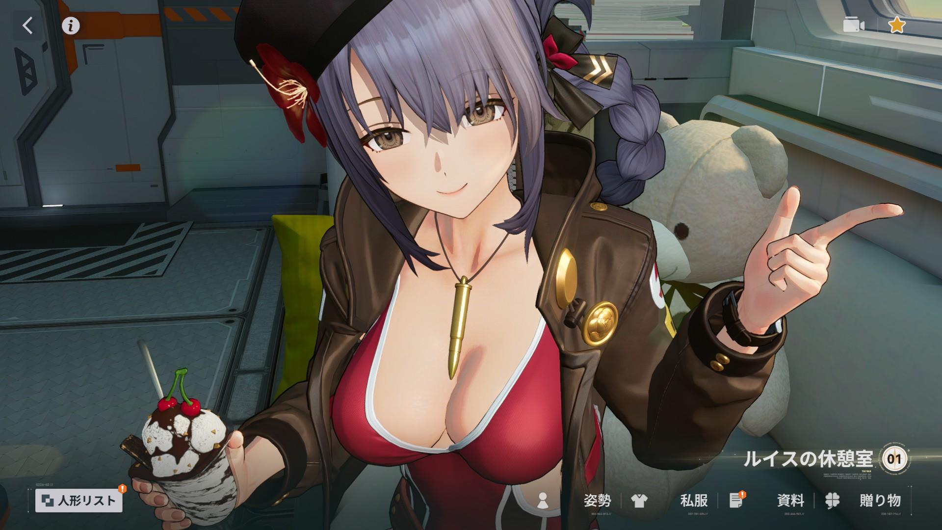 『ドルフロ2』レビュー・感想・評価:戦闘より美少女観察が捗るSRPG。人々がタイパを求める時代にタイツパフォーマンスを追及_050