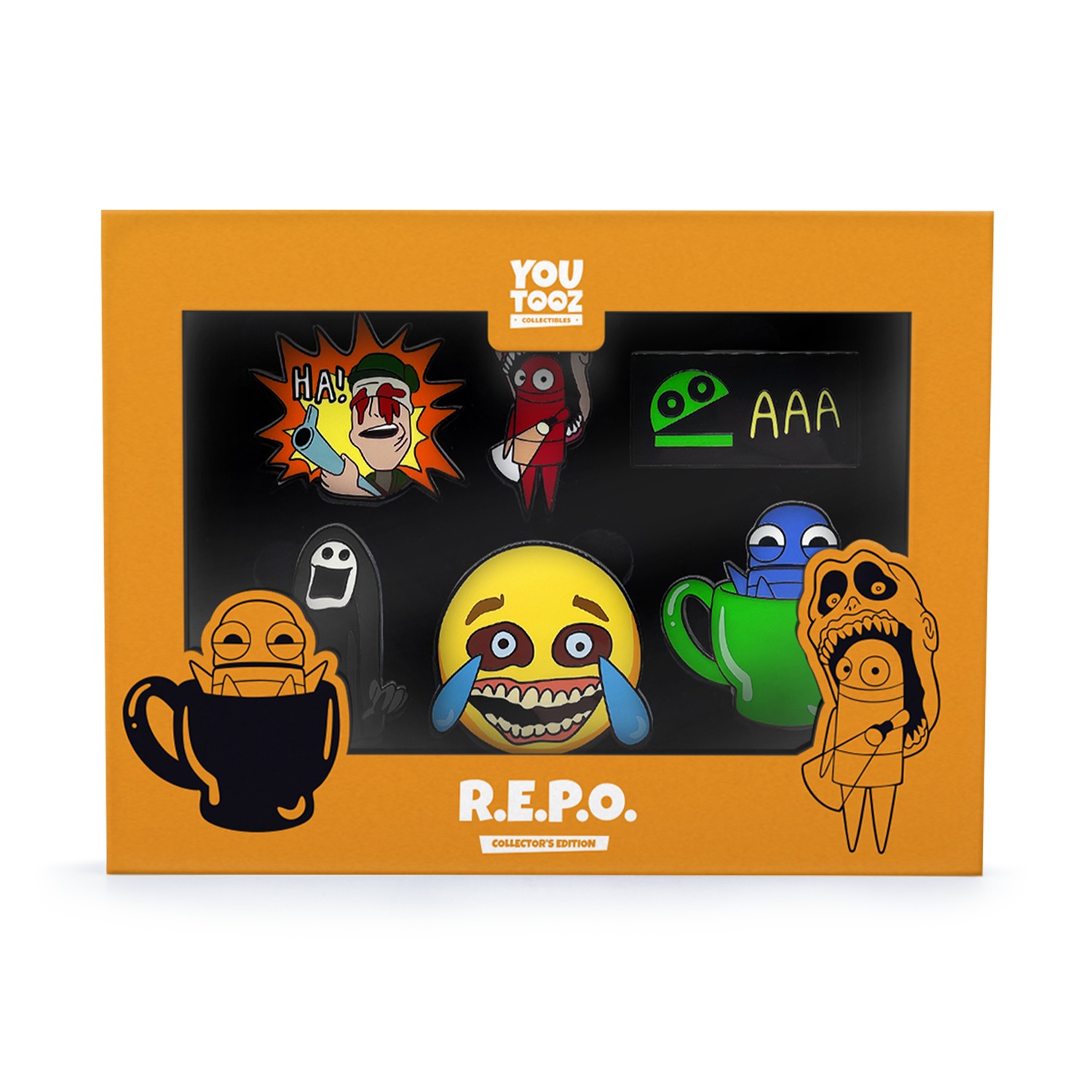 『R.E.P.O.』公式ライセンスグッズが登場。ピンバッジ6個セットとローブのフィギュアの2種類が販売へ_012