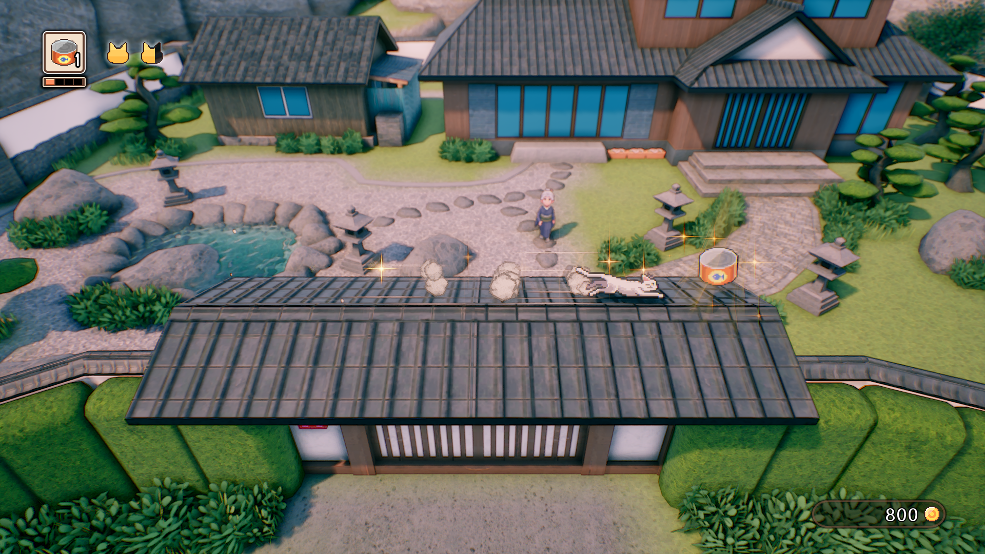 『イナカネコしらべ』Steamストアページが公開中。かわいい2Dドット絵猫ちゃんの田舎町探索ゲーム_007