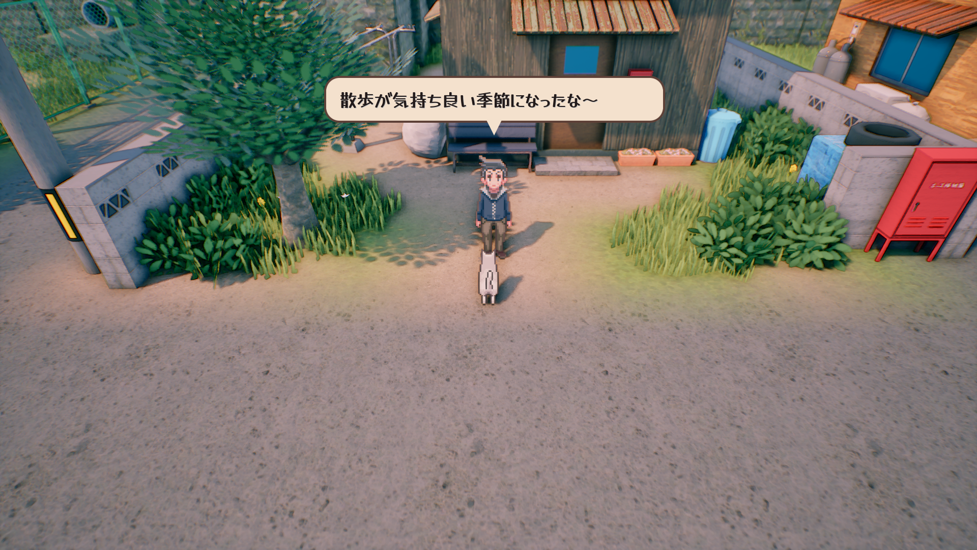 『イナカネコしらべ』Steamストアページが公開中。かわいい2Dドット絵猫ちゃんの田舎町探索ゲーム_008