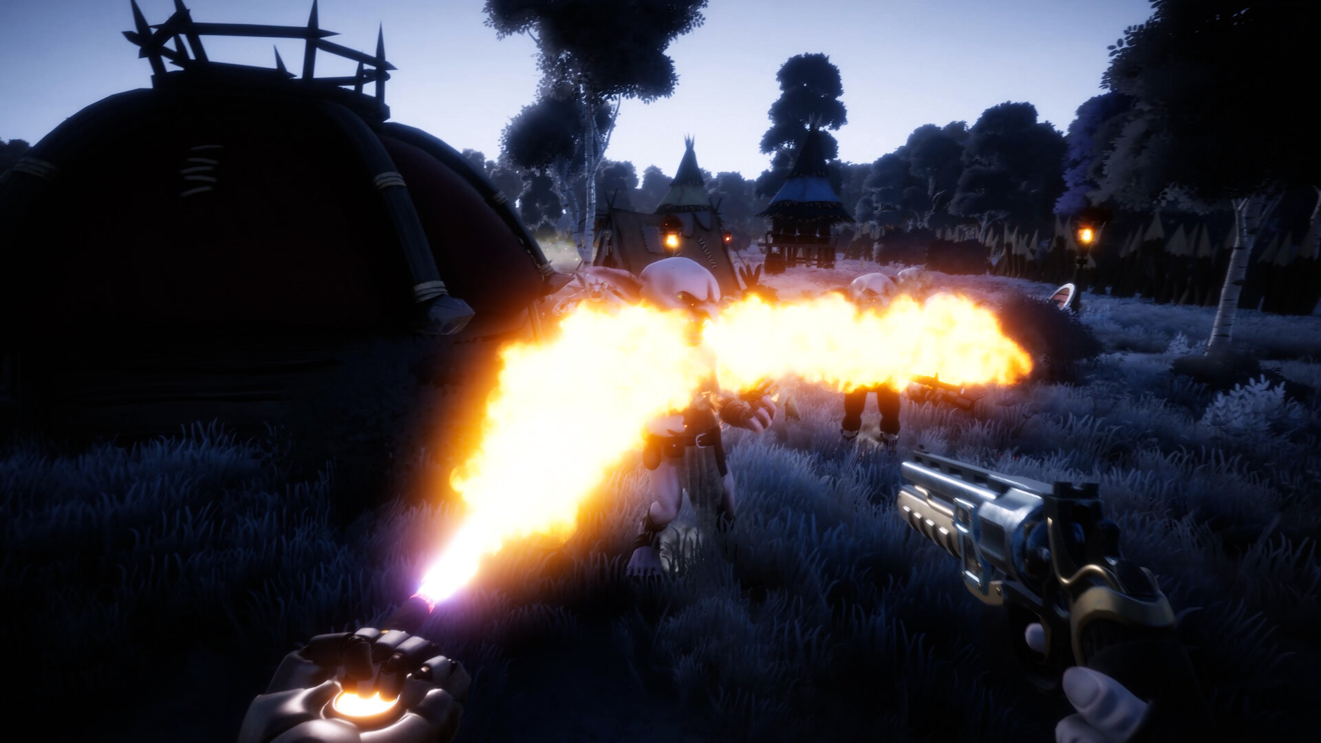 「西部劇×スチームパンク」な残虐FPS『Papa Needs a Headshot』開発中_001