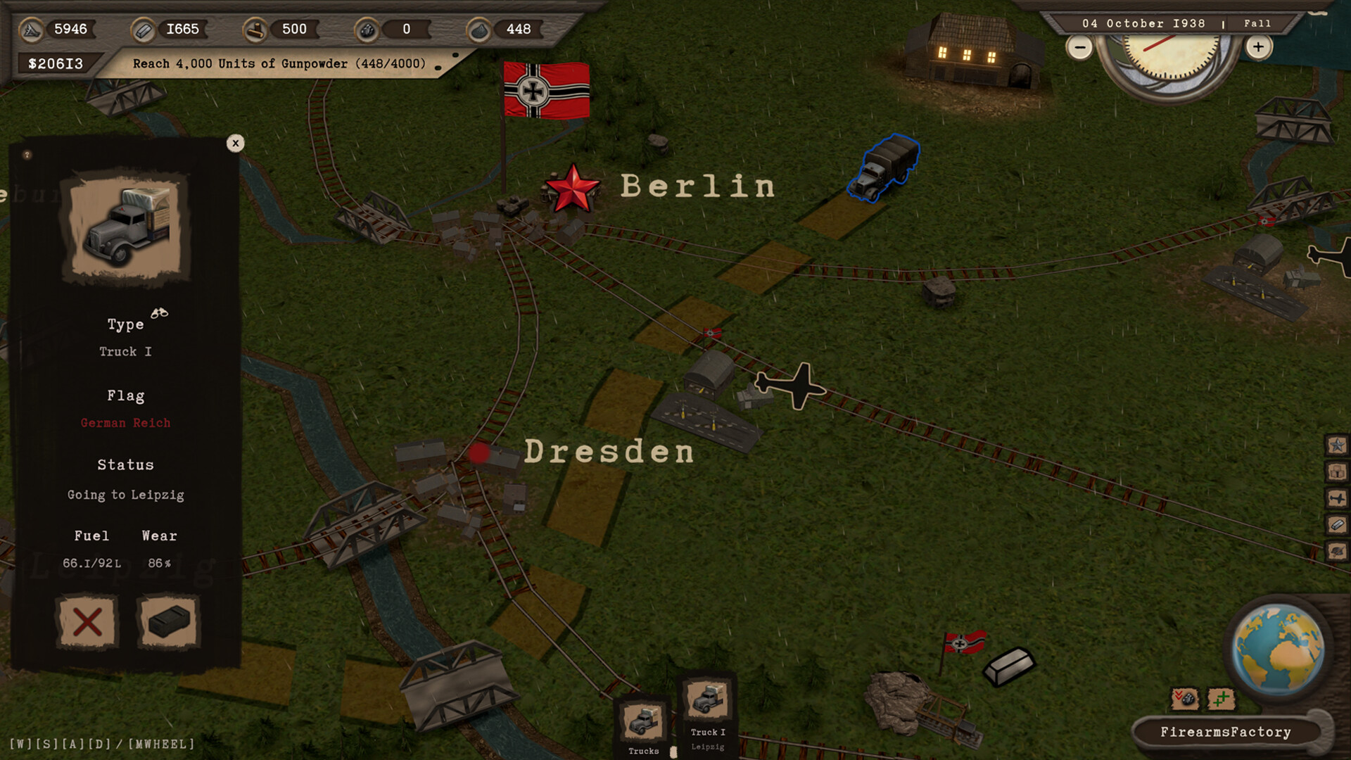 『Firearms Factory』が面白そう。1939年ドイツの兵器製造と物流に焦点を当てた戦略ゲーム_001