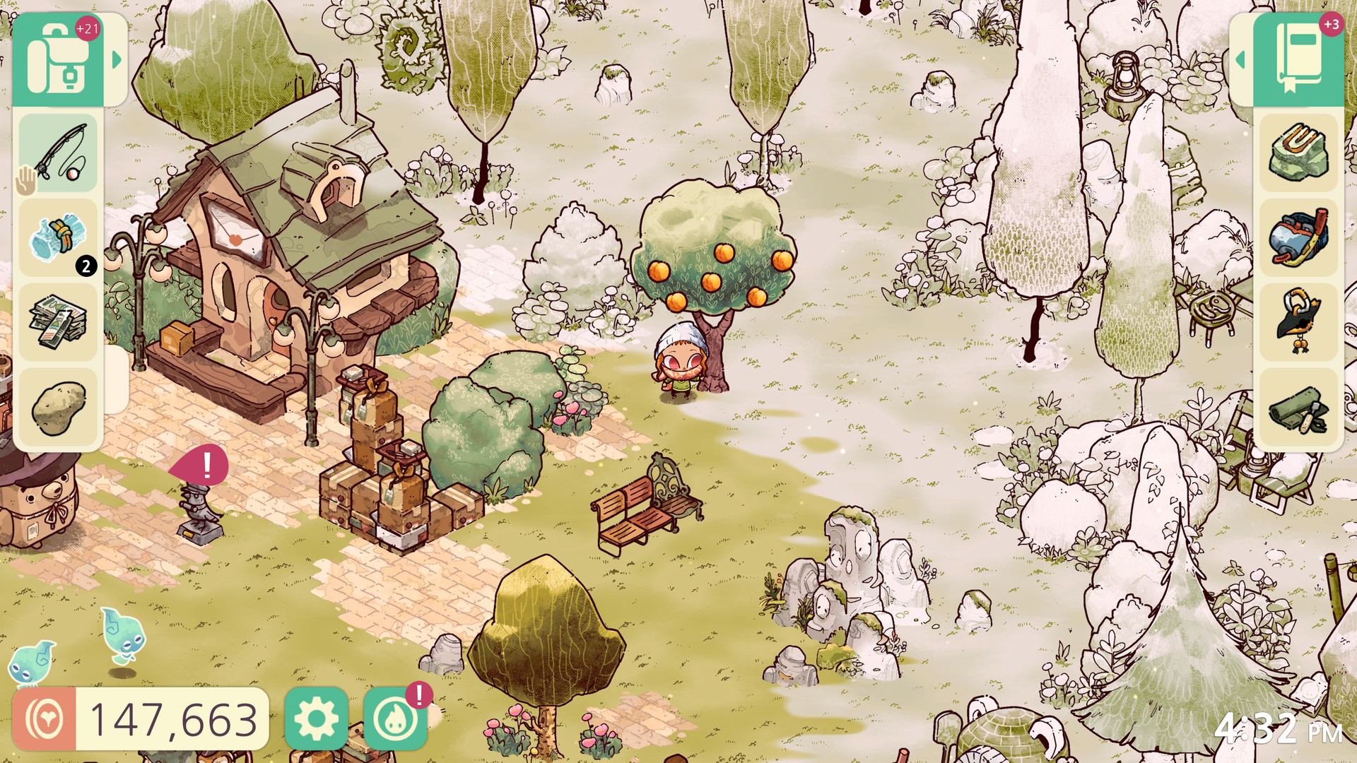 『Cozy Grove』が無料配布。手描きグラフィックがキュートなライフシミュレーションゲーム_006