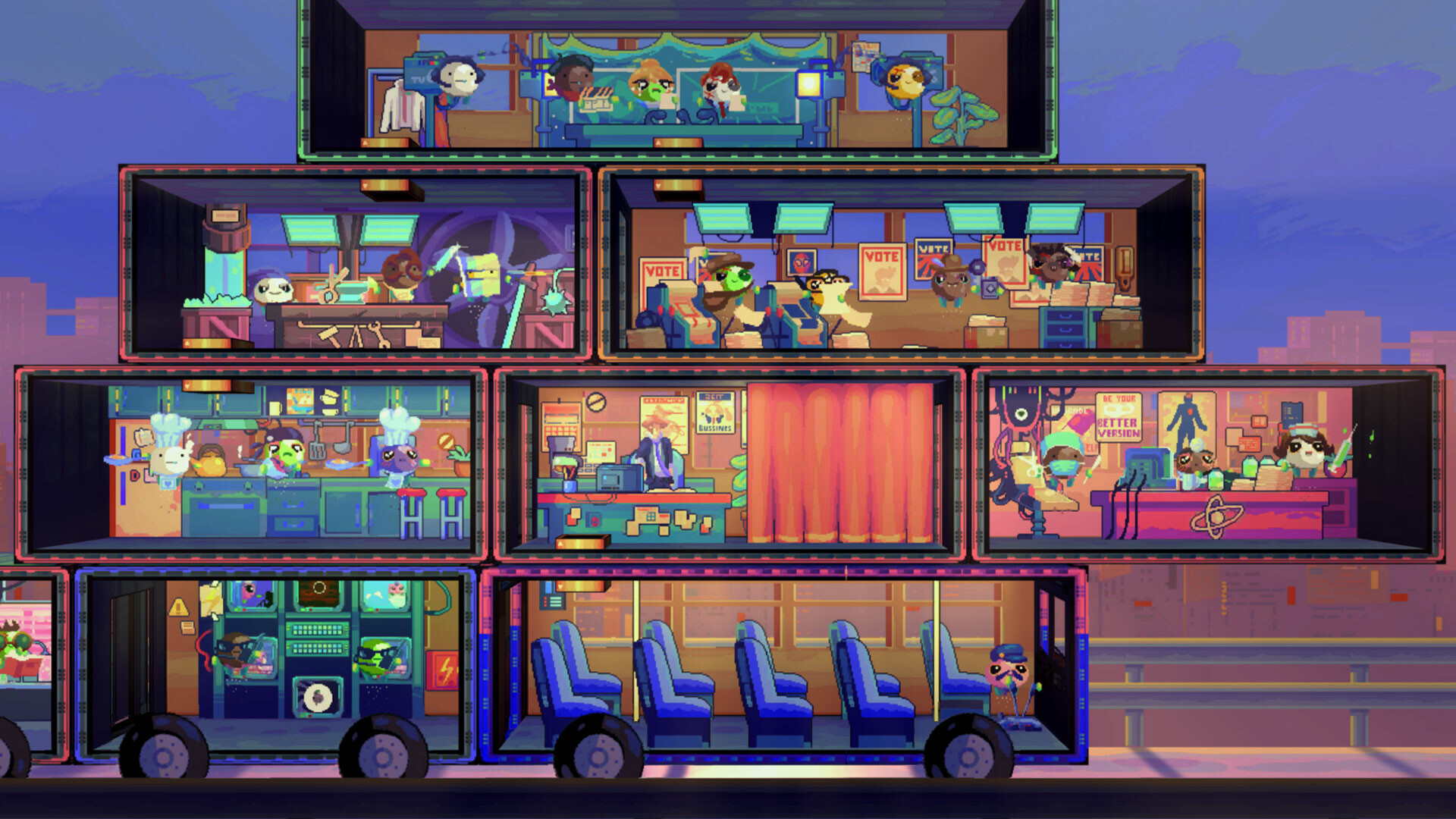 ローグライクアクション『Anomaly President』アーリーアクセス開始日が8月3日に決定_002