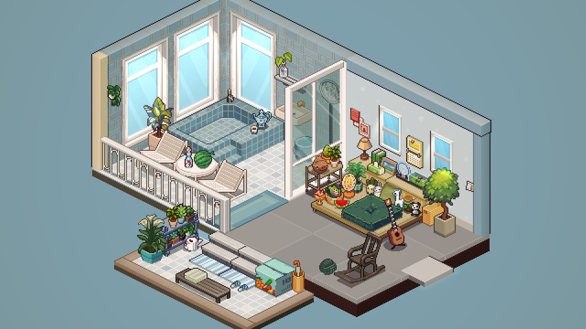 “圧倒的に好評”のお片付け＆インテリアゲーム『夢物語の街』Switch版が5月より配信へ_002