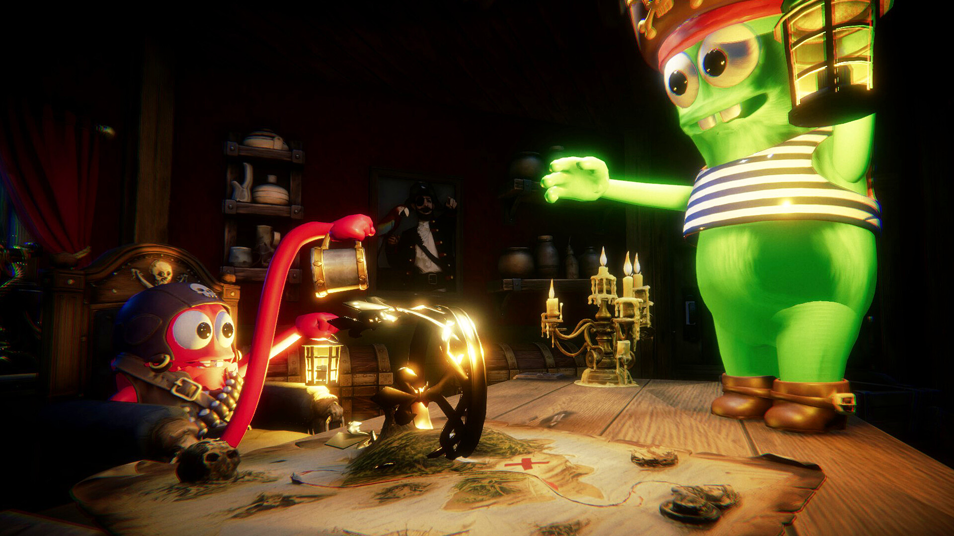 『Last Pirates: Die Together』が開発中。ぐっにゃぐにゃの腕でお宝を集めて島から脱出する海賊ホラーゲーム_001