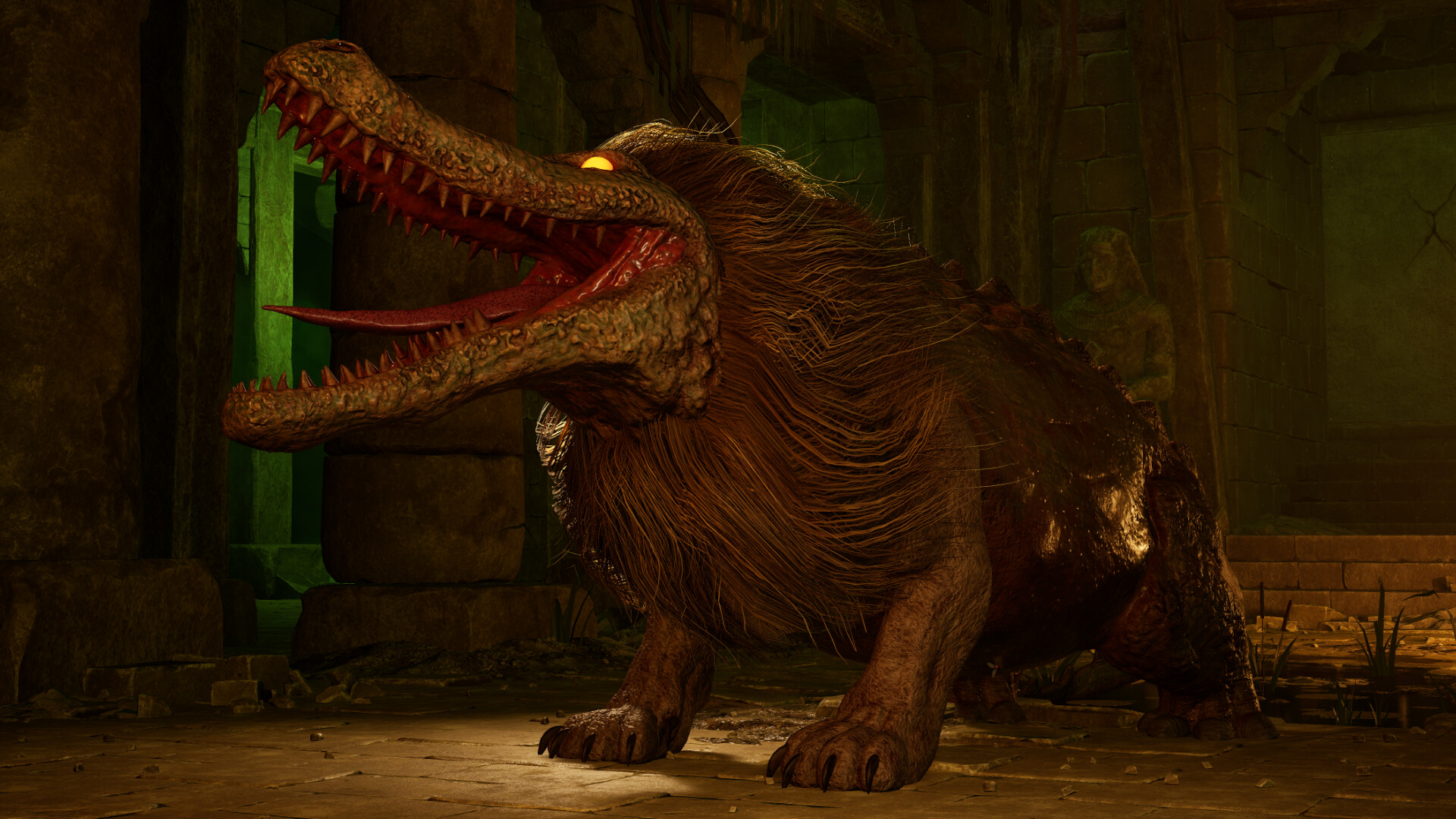 『Fresco』が面白そう。古代エジプト神殿の「壁画」の中を動くパズルアクションゲーム_006