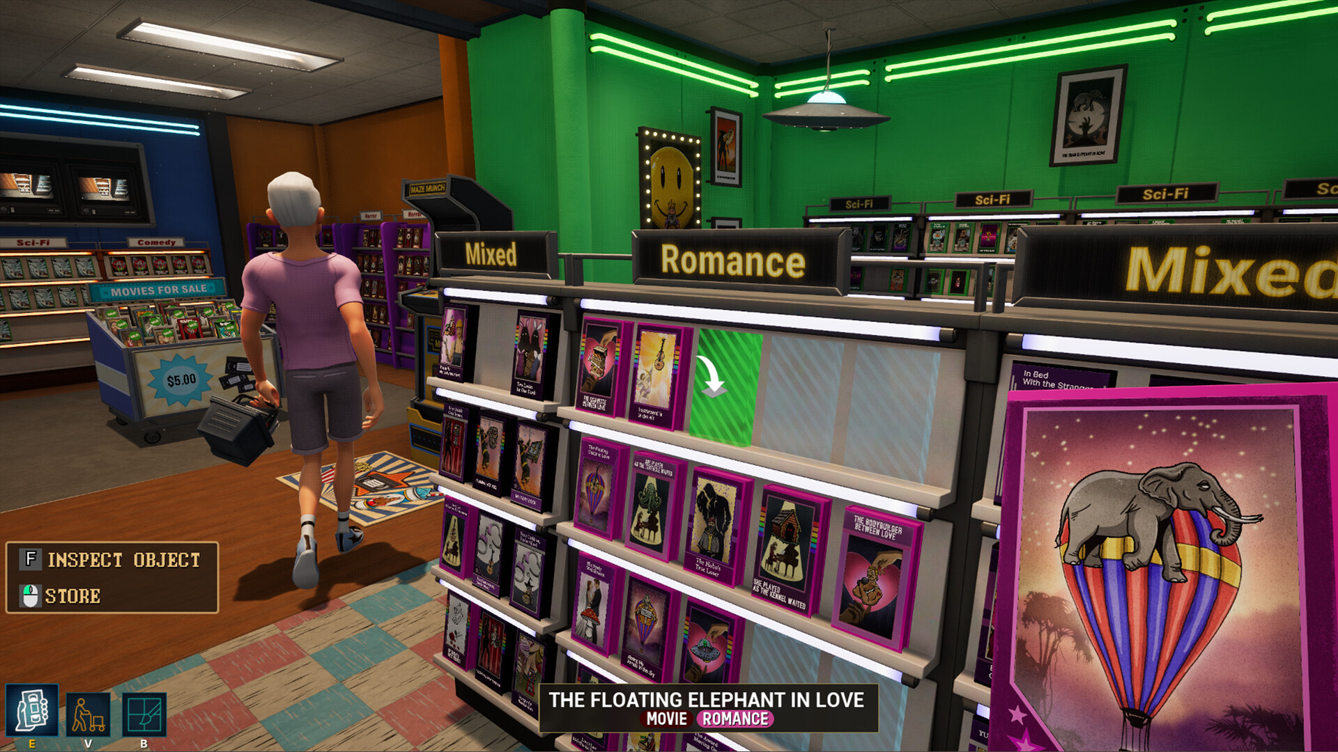 『Retro Rewind - Video Store Simulator』90年代のレンタルビデオ店経営シミュレーターが「非常_003