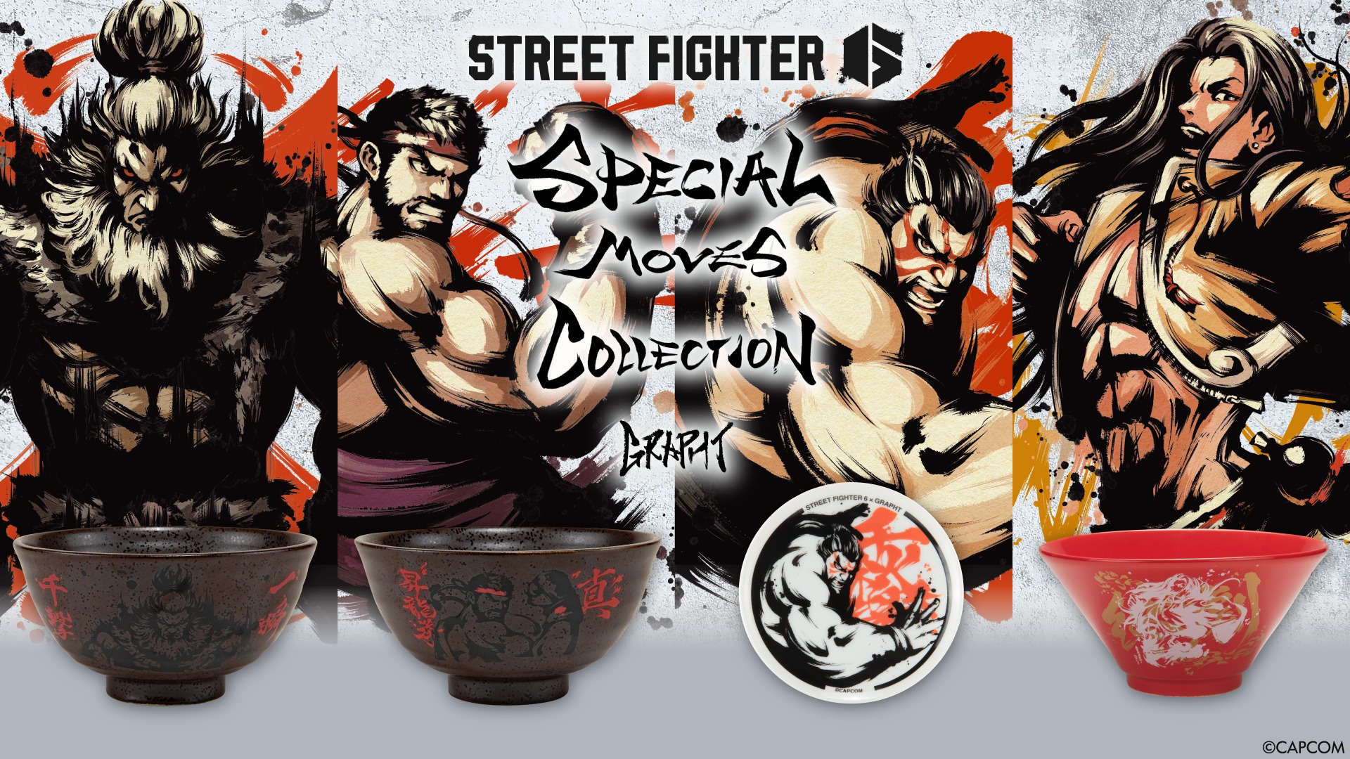 「GRAPHT」と『ストリートファイター6』との新作コラボレーションアイテム、および「真豪鬼米2026」が発売_002