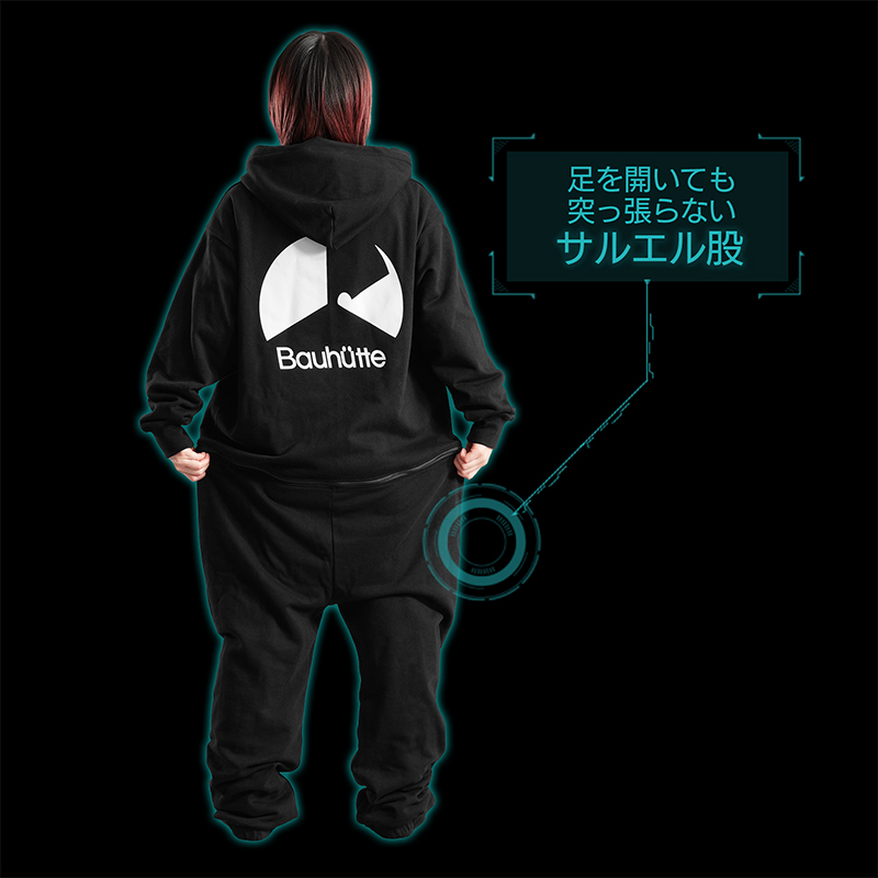 バウヒュッテの「ゲーミング着る毛布」に通年仕様の全身スウェットが登場_006