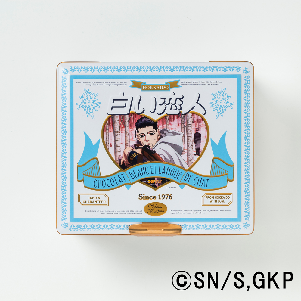 『ゴールデンカムイ』“尾形百之助”が「白い恋人」のパッケージに。3月14日より描き下ろしイラストのコラボ缶が数量限定で販売_002