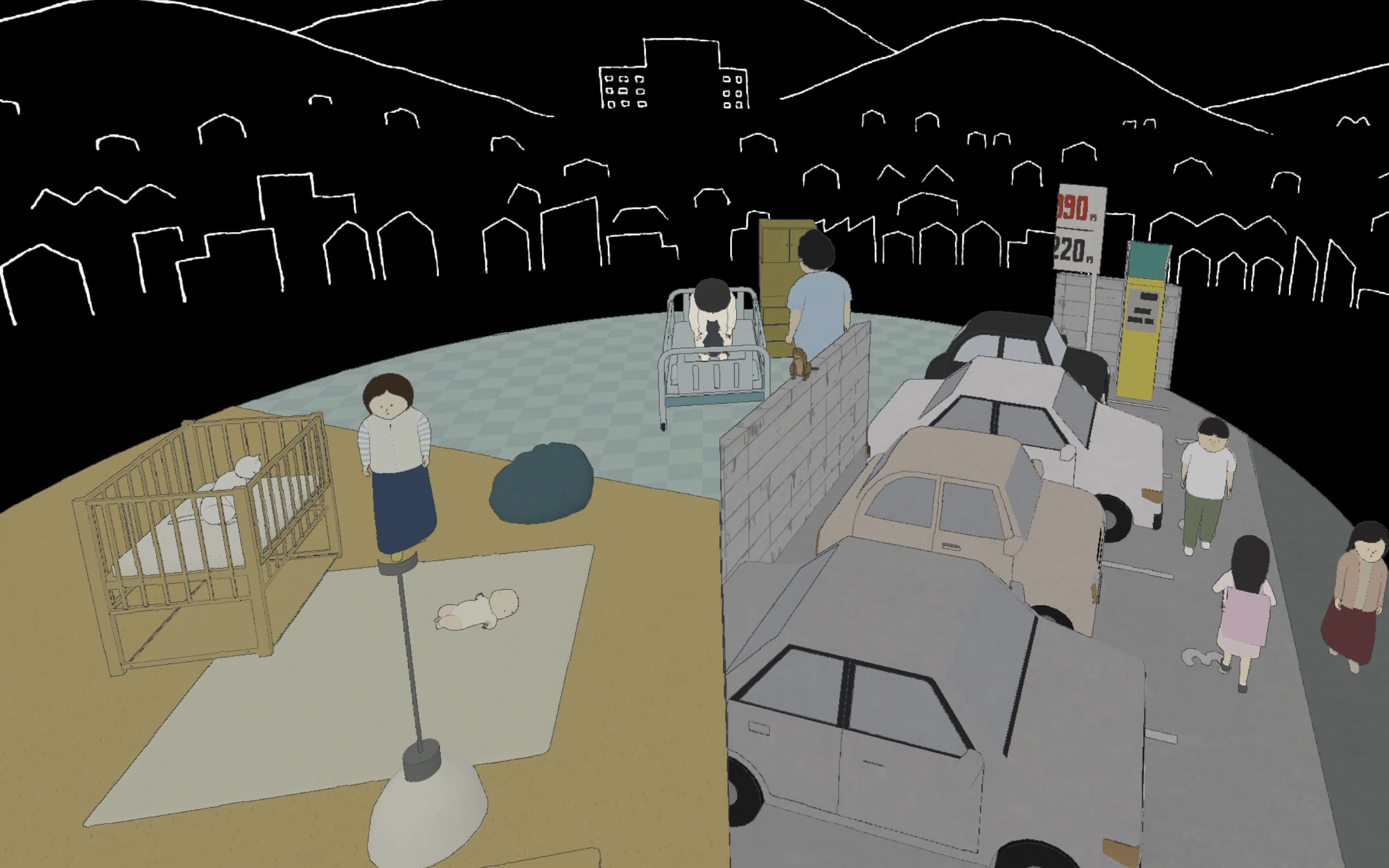 『猫が見えたら』のSteamストアページが公開。“幻の猫”の視点で心の不調を抱える少年を見守るVRアニメ作品_004