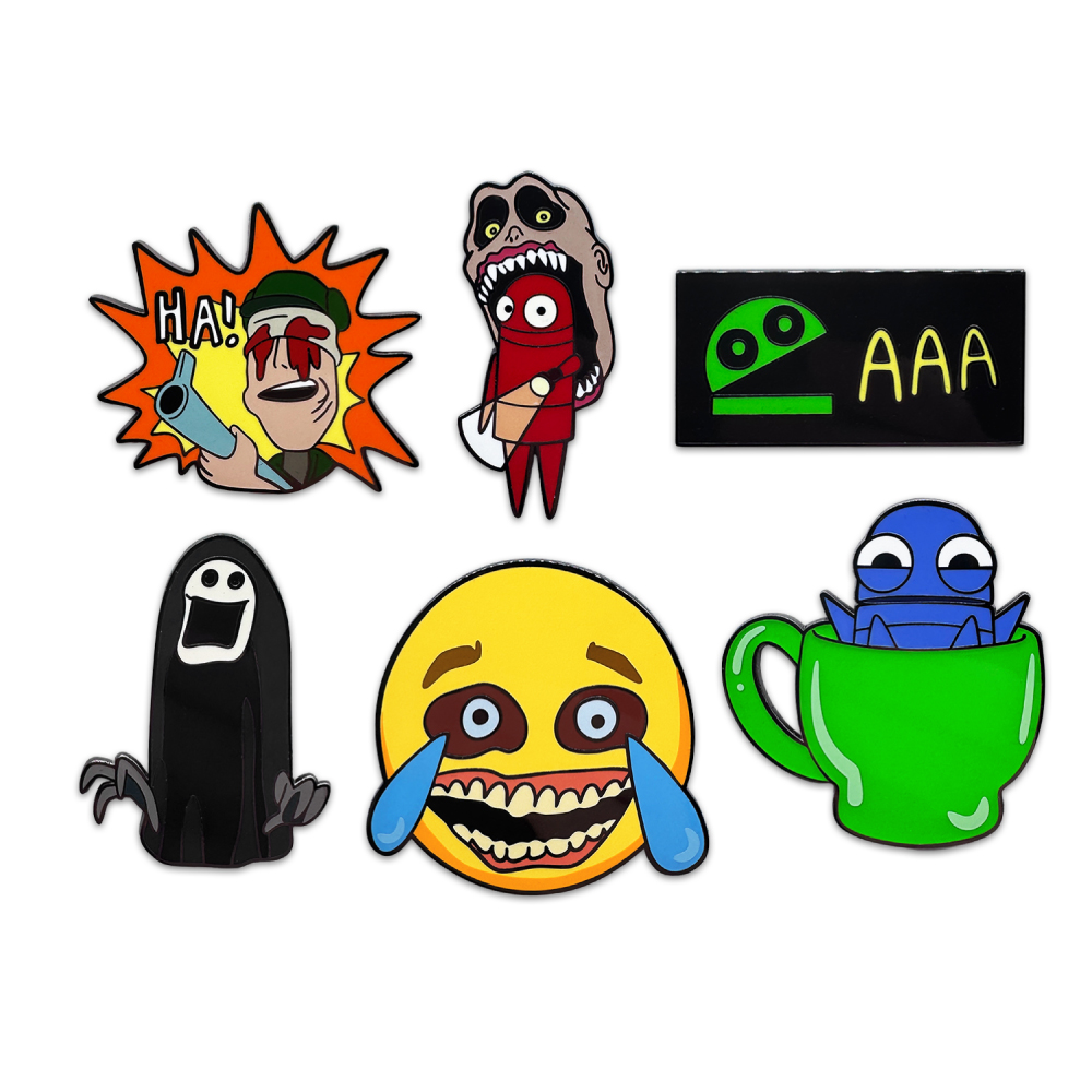 『R.E.P.O.』公式ライセンスグッズが登場。ピンバッジ6個セットとローブのフィギュアの2種類が販売へ_002