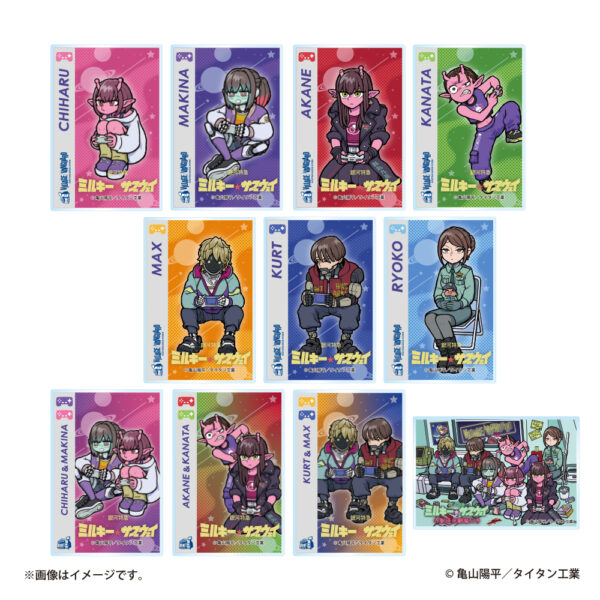 『銀河特急 ミルキー☆サブウェイ』とヴィレヴァンのコラボグッズ第2弾が発売決定！_003