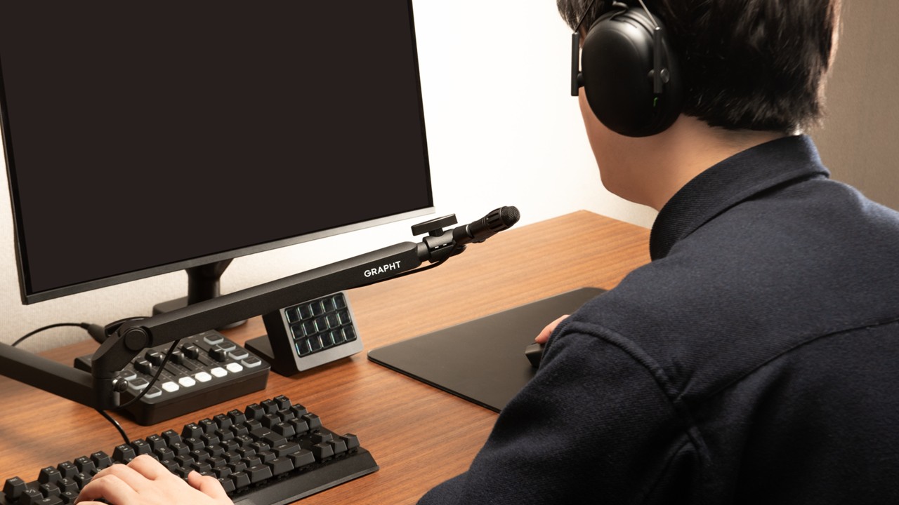 GRAPHTより超小型コンデンサーマイク『GRAPHT Compact-Mic XLR Streamer Edition』が登場_001