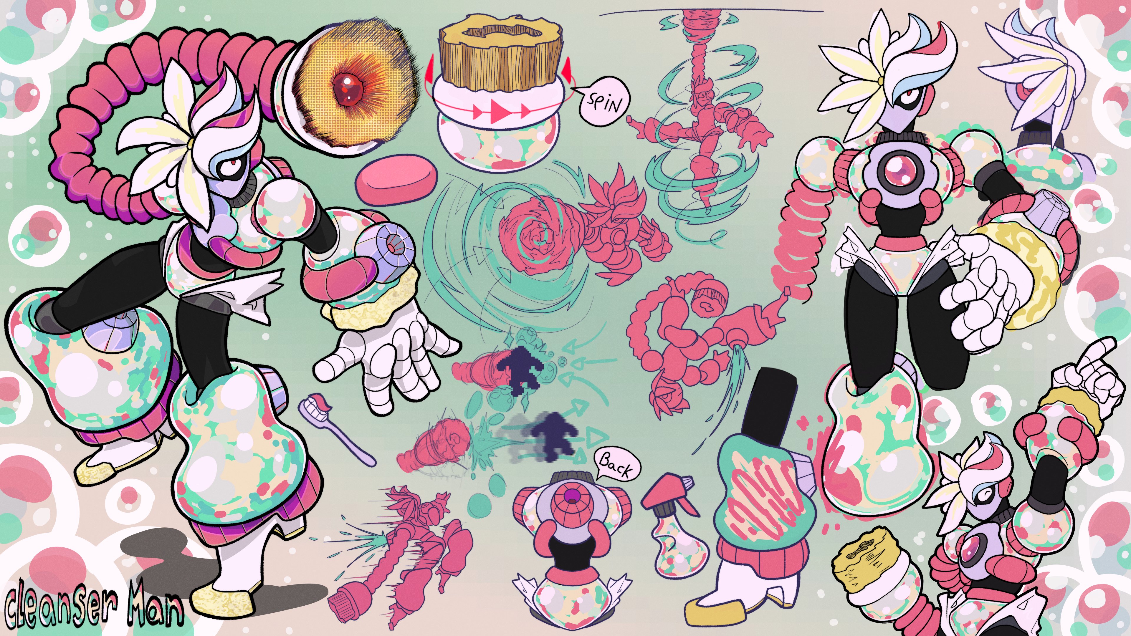 『ロックマン』シリーズ最新作『ロックマン: デュアル オーバーライド』のボスキャラデザインコンテスト優秀作品6体が公開_001