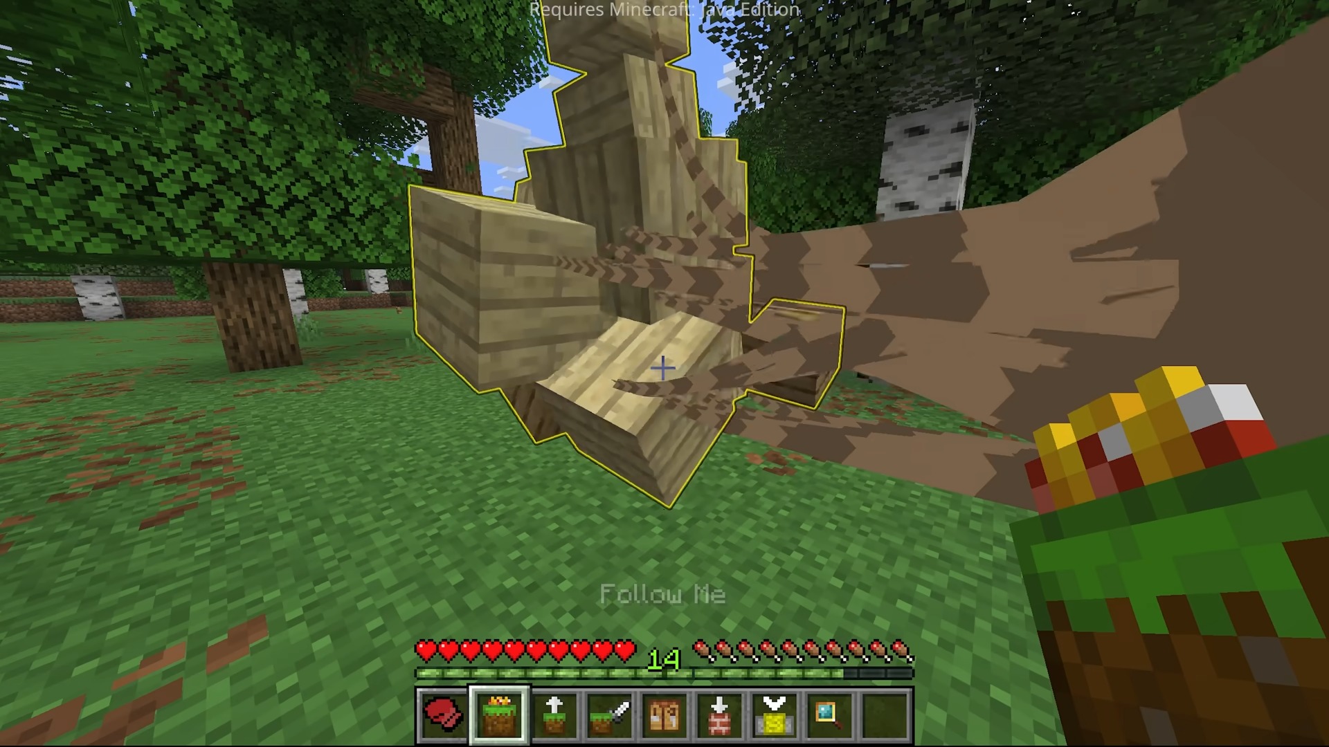 『マインクラフト』に“紐でアイテムを引っ張れる”アップデートが追加。ブロックをズルズルと引きずる映像も公開_001