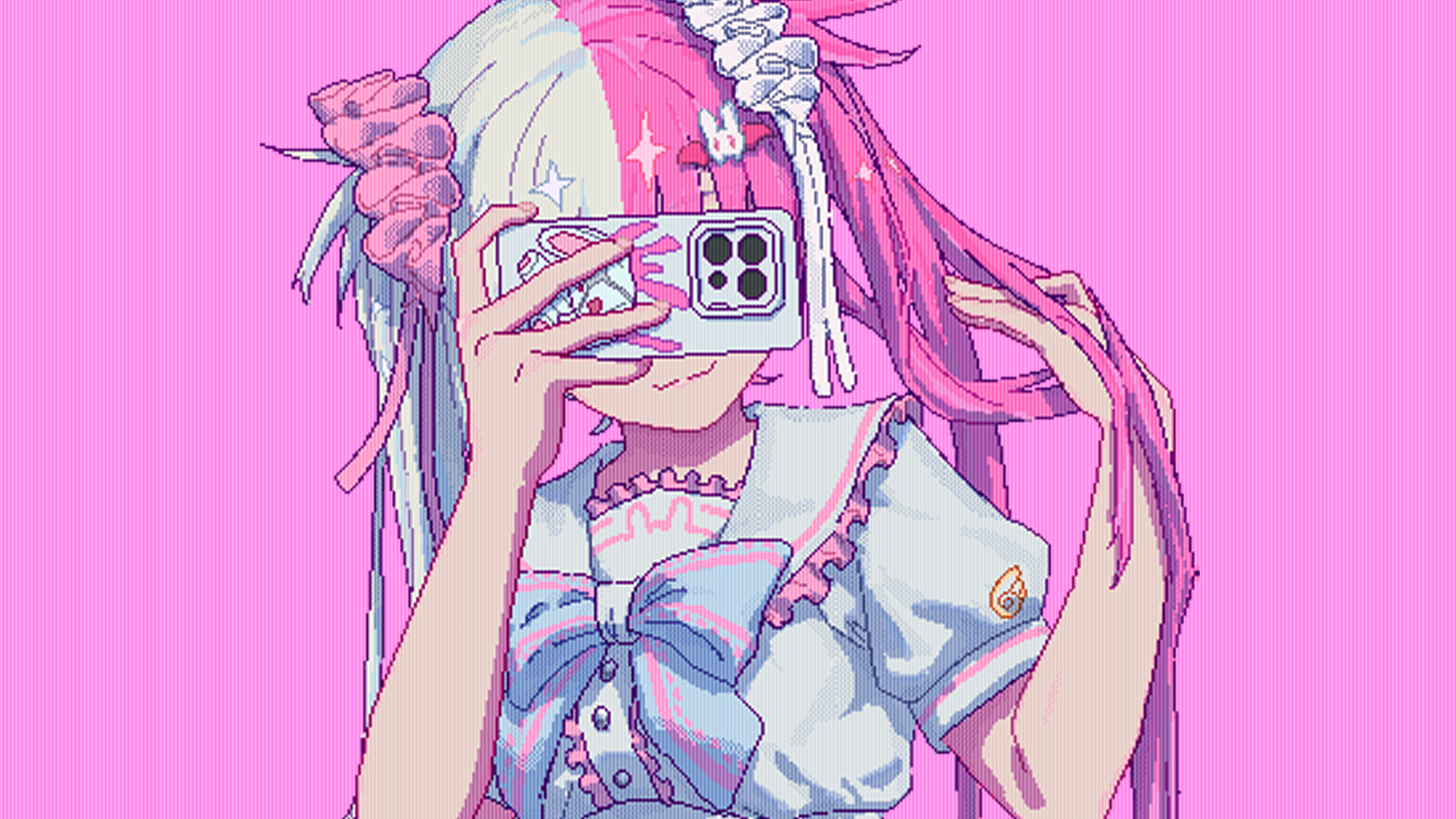 攻略対象が全員「地雷系」の百合ビジュアルノベル『少女蕾』Steamストアページが公開。オタクの留学生が〈やみ文化〉の修論を終えるため、よく知る地雷系から天使界隈まで計3人の少女の攻略を目指す_002