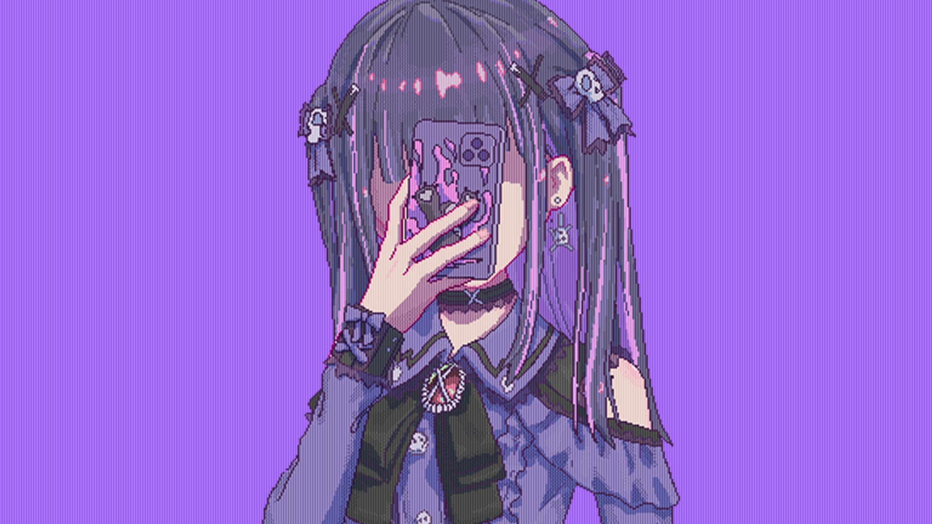 攻略対象が全員「地雷系」の百合ビジュアルノベル『少女蕾』Steamストアページが公開。オタクの留学生が〈やみ文化〉の修論を終えるため、よく知る地雷系から天使界隈まで計3人の少女の攻略を目指す_004