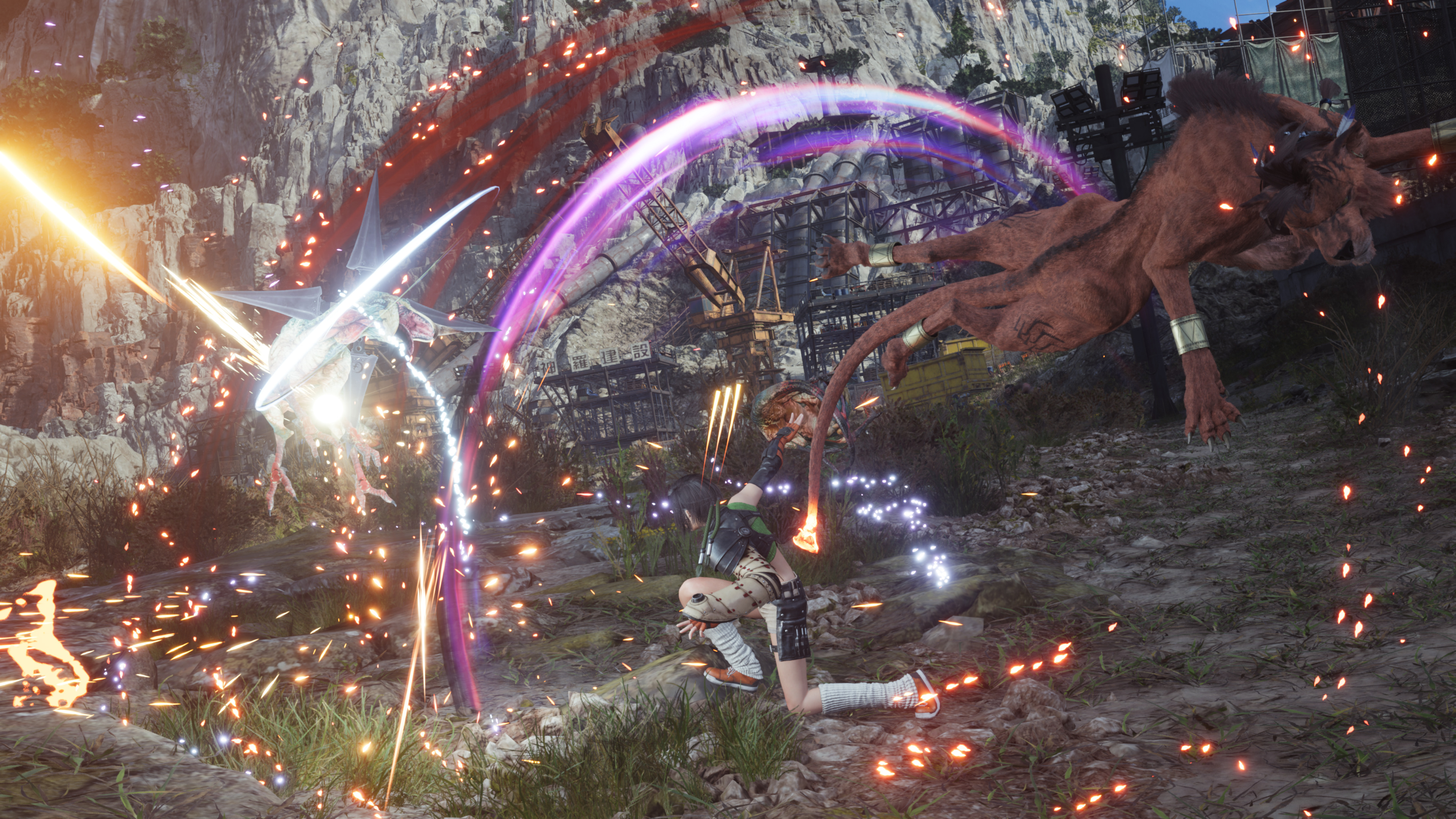 『FF7 リバース』レッドXIII（CV.山口勝平）のキャラクター紹介映像が公開_023