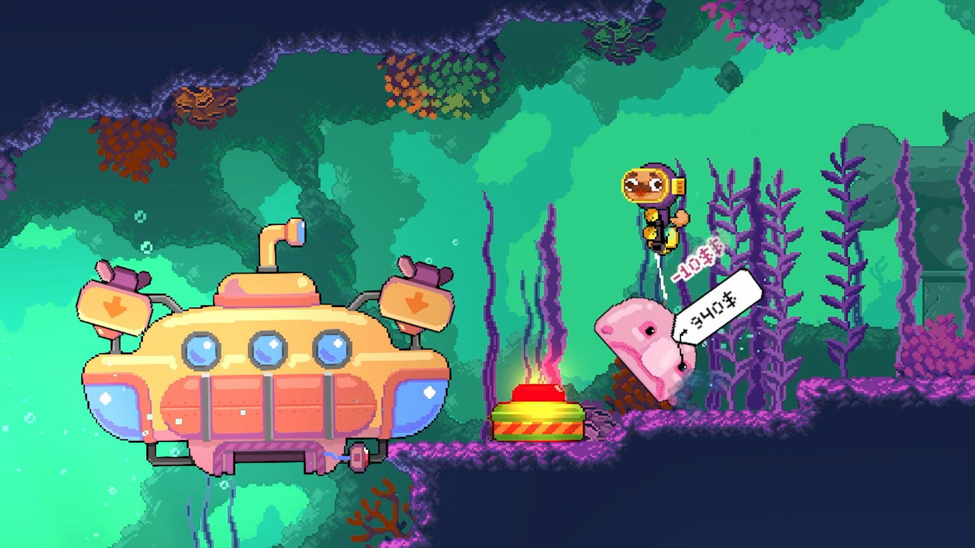 『ソルティドッグ（Salty Dogs）』がSteam向けに発表。犬のダイバーが深海を探索する最大4人の2Dアクション協力ゲーム_006