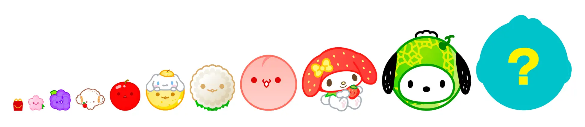 「サンリオ」×『スイカゲーム』が登場。ハッピーセット購入者向けに配信_002