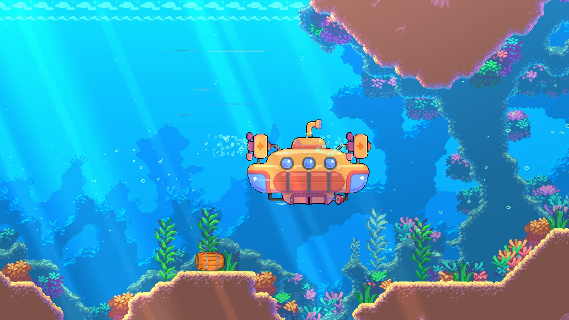 『ソルティドッグ（Salty Dogs）』がSteam向けに発表。犬のダイバーが深海を探索する最大4人の2Dアクション協力ゲーム_004